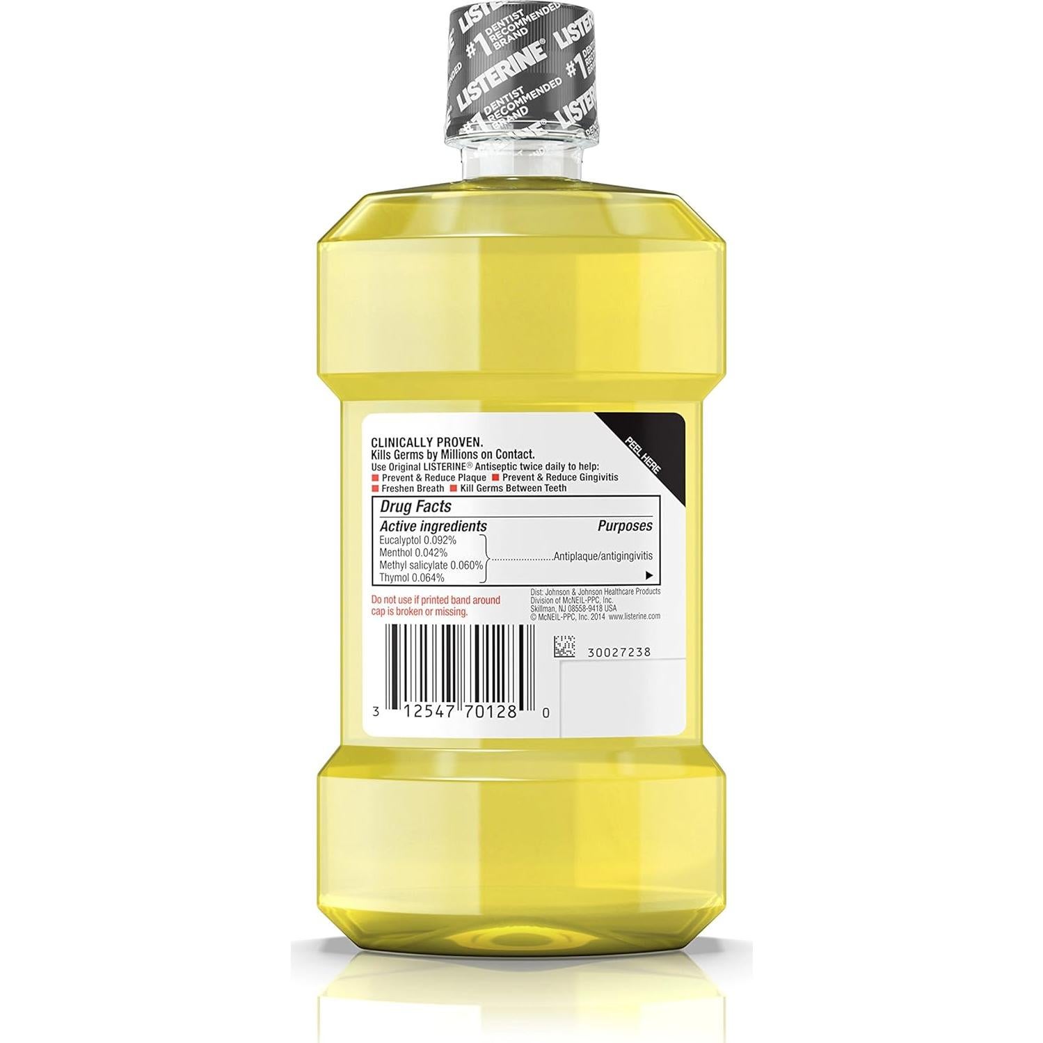 Listerine Enjuague Bucal Antisético Original 250 ML - Paquete de 12