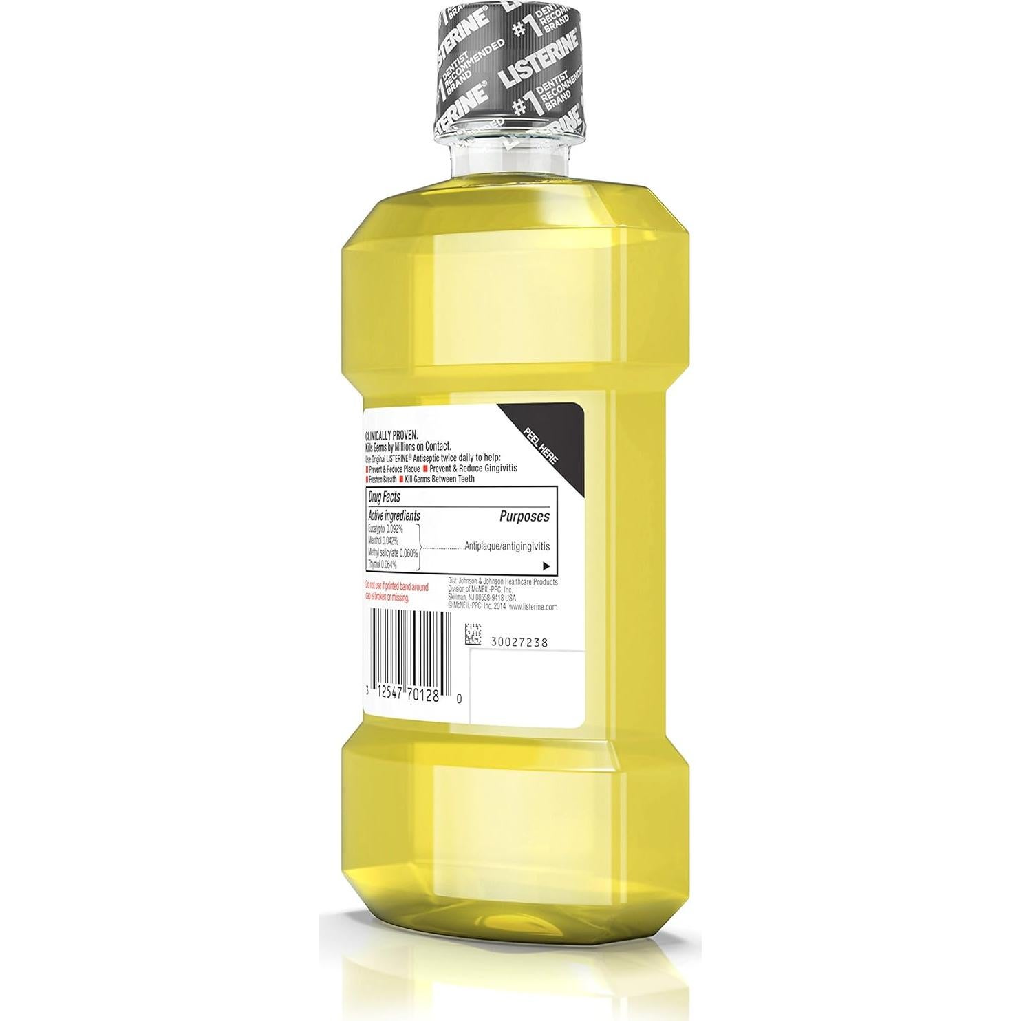 Listerine Enjuague Bucal Antisético Original 250 ML - Paquete de 12