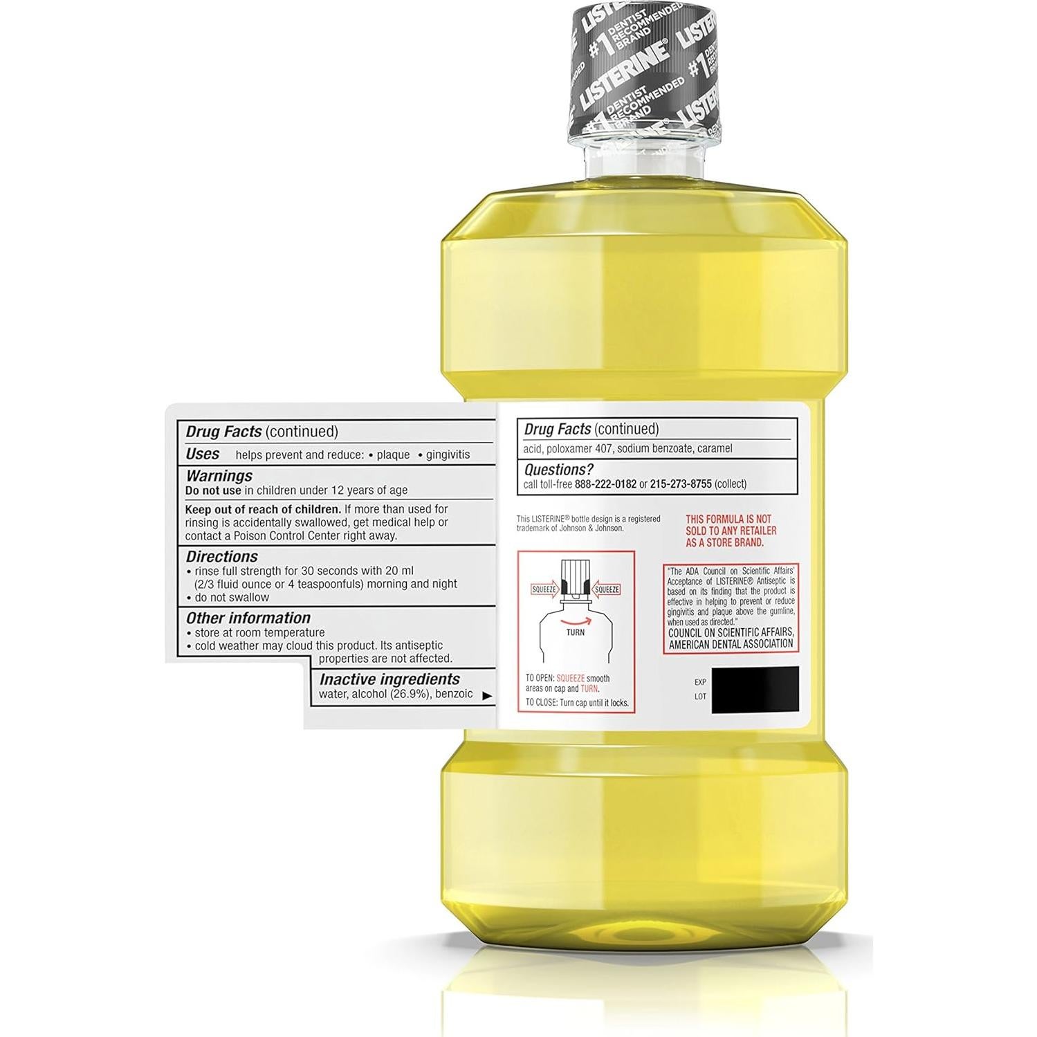 Listerine Enjuague Bucal Antisético Original 250 ML - Paquete de 12