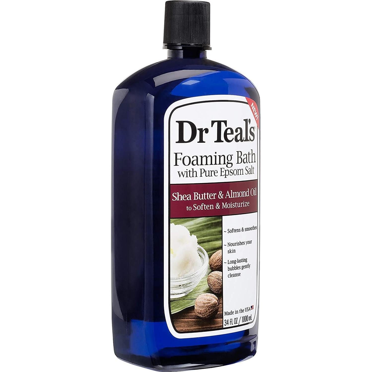 Combo de Baño Espumoso Dr Teal's 2 L Manteca de Karité y Vitamina C