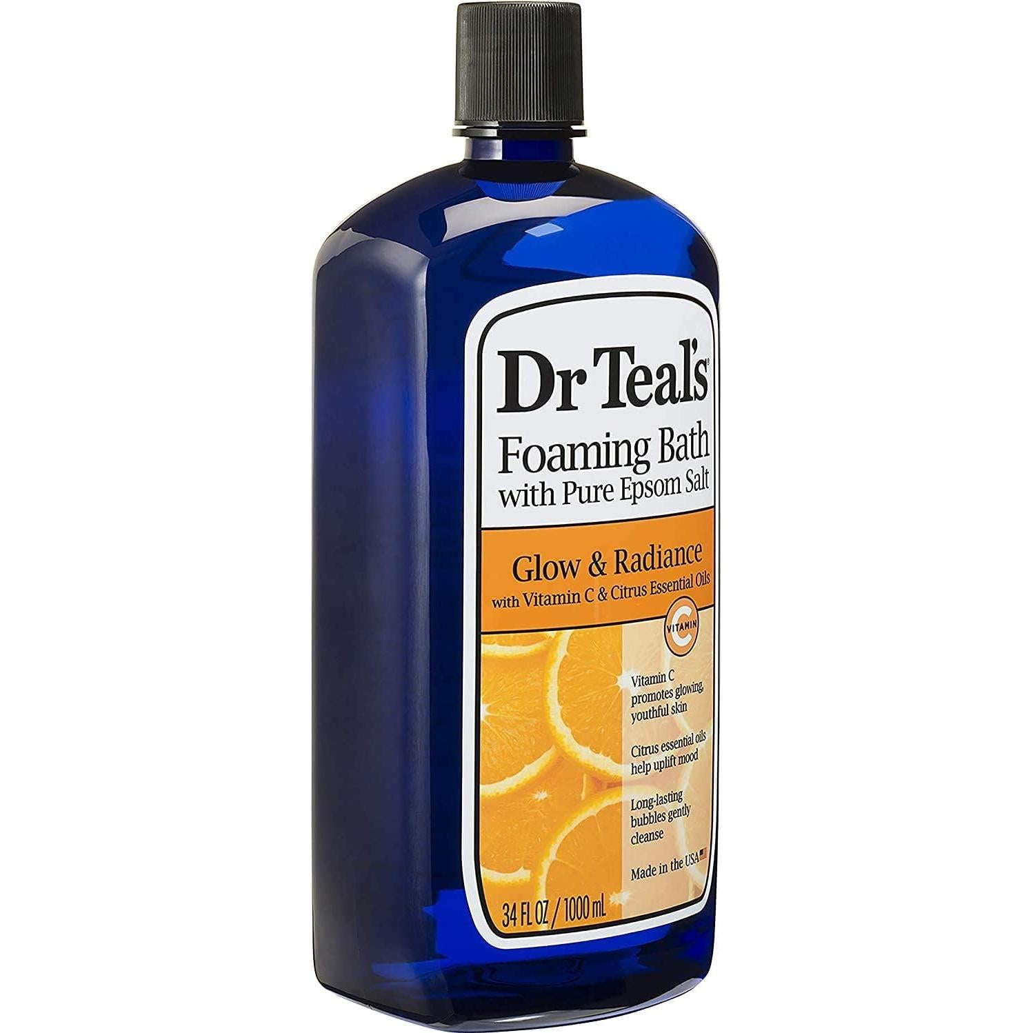 Combo de Baño Espumoso Dr Teal's 2 L Manteca de Karité y Vitamina C