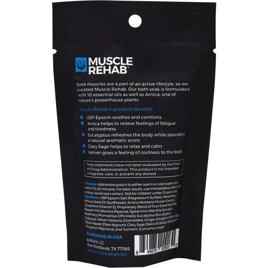 Sales de Epsom para Remojo Muscular Enfusia - 5 Paquetes