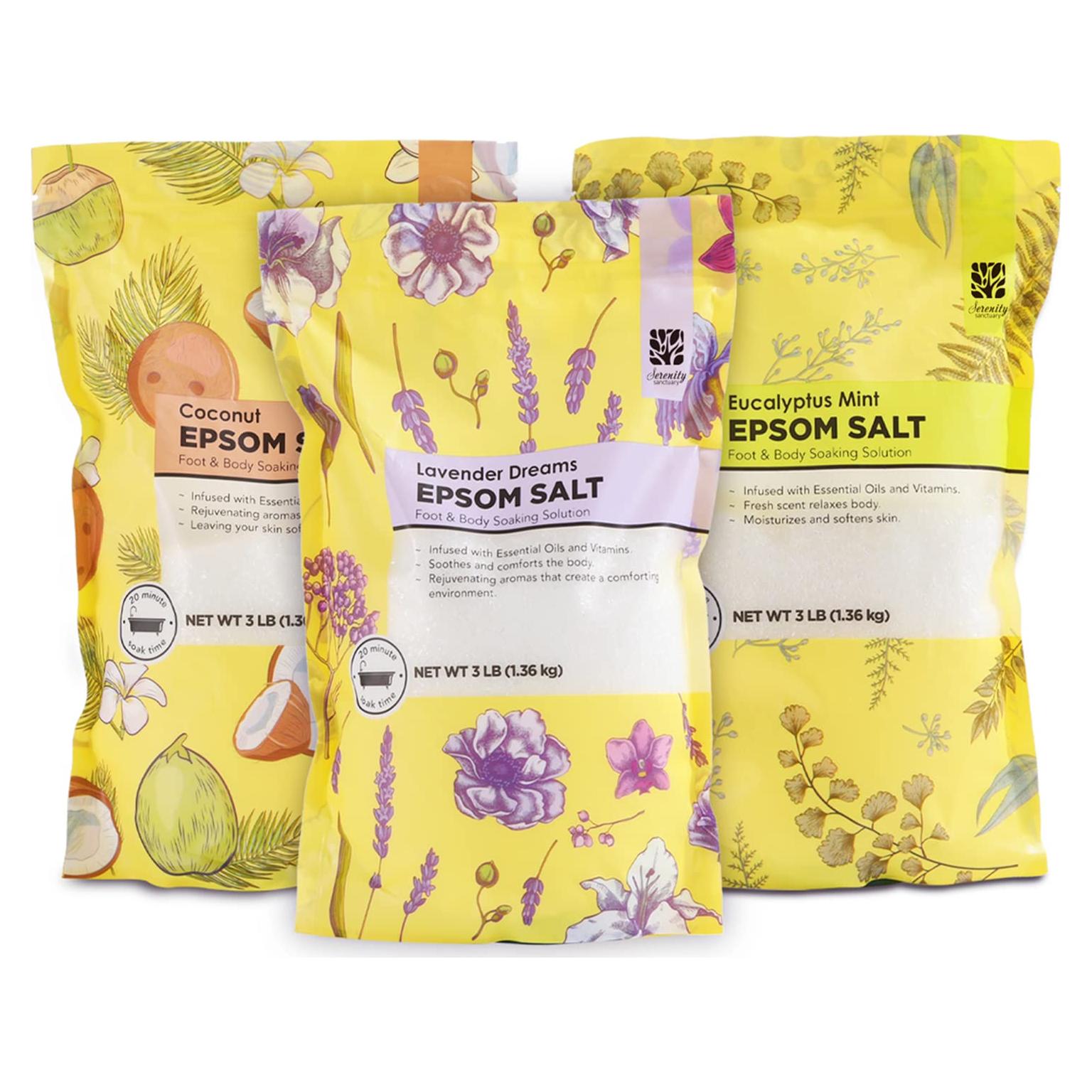 Sal de Epsom Aromatizada SEAS THE DAY 4.08 kg Set de Spa