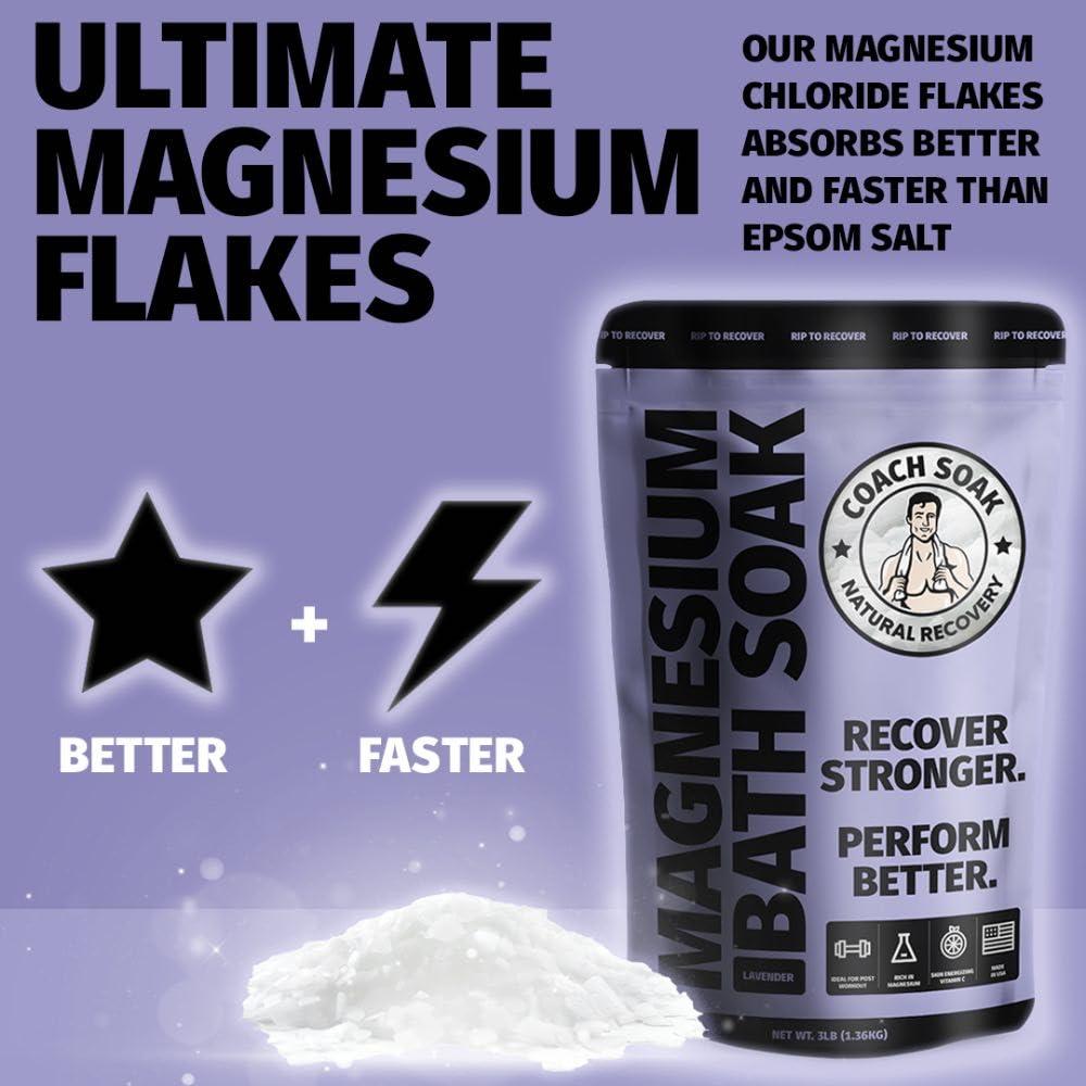 Sales de Baño Coach Soak 1.36 kg - Magnesio y Lavanda Calmante