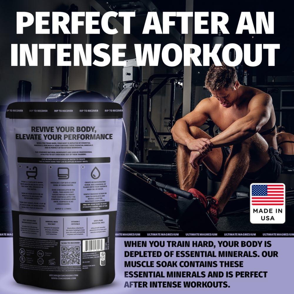 Sales de Baño Coach Soak 1.36 kg - Magnesio y Lavanda Calmante