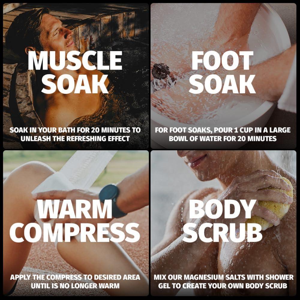 Sales de Baño Coach Soak 1.36 kg - Magnesio y Lavanda Calmante