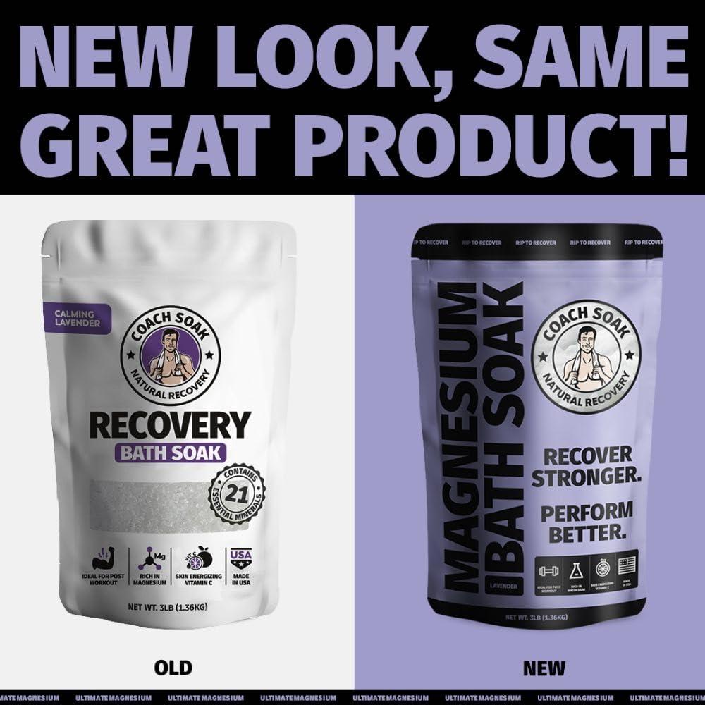 Sales de Baño Coach Soak 1.36 kg - Magnesio y Lavanda Calmante