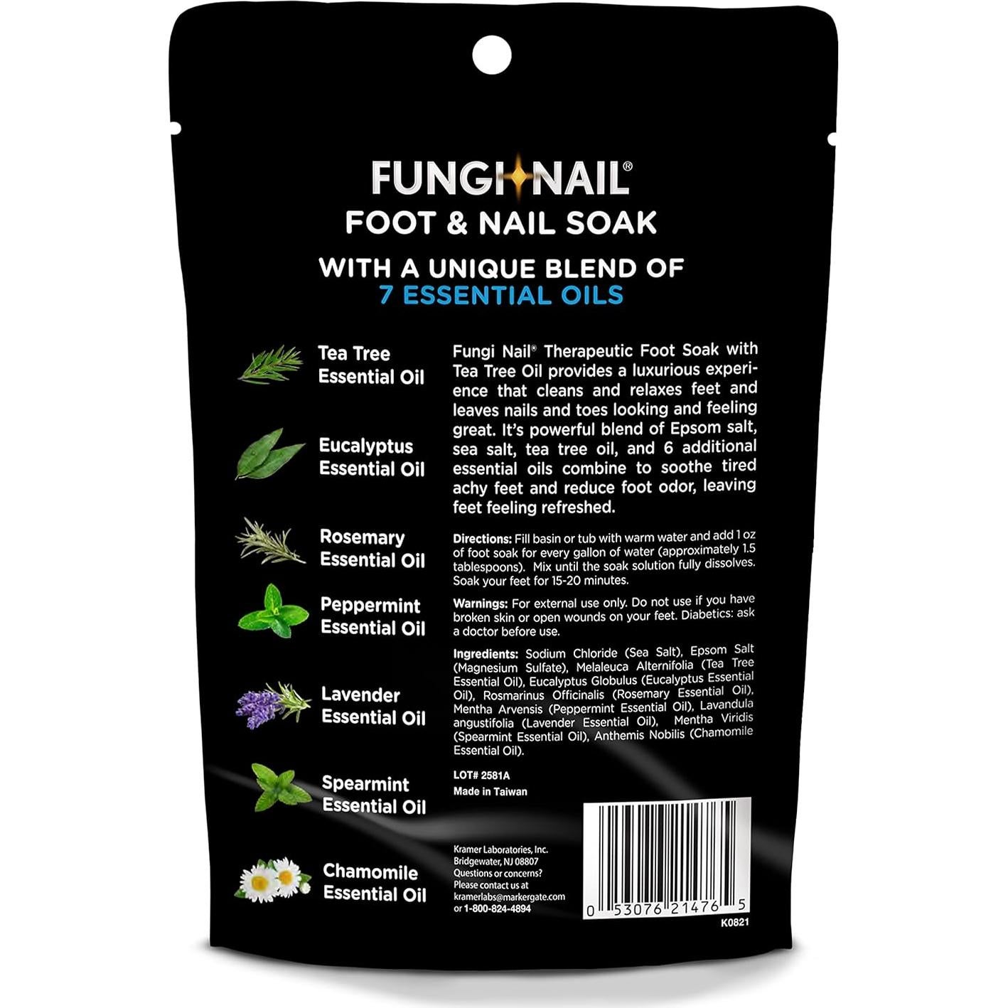 Fungi-Nail Remojo para Pies y Uñas con Aceite de Árbol de Té - 450g