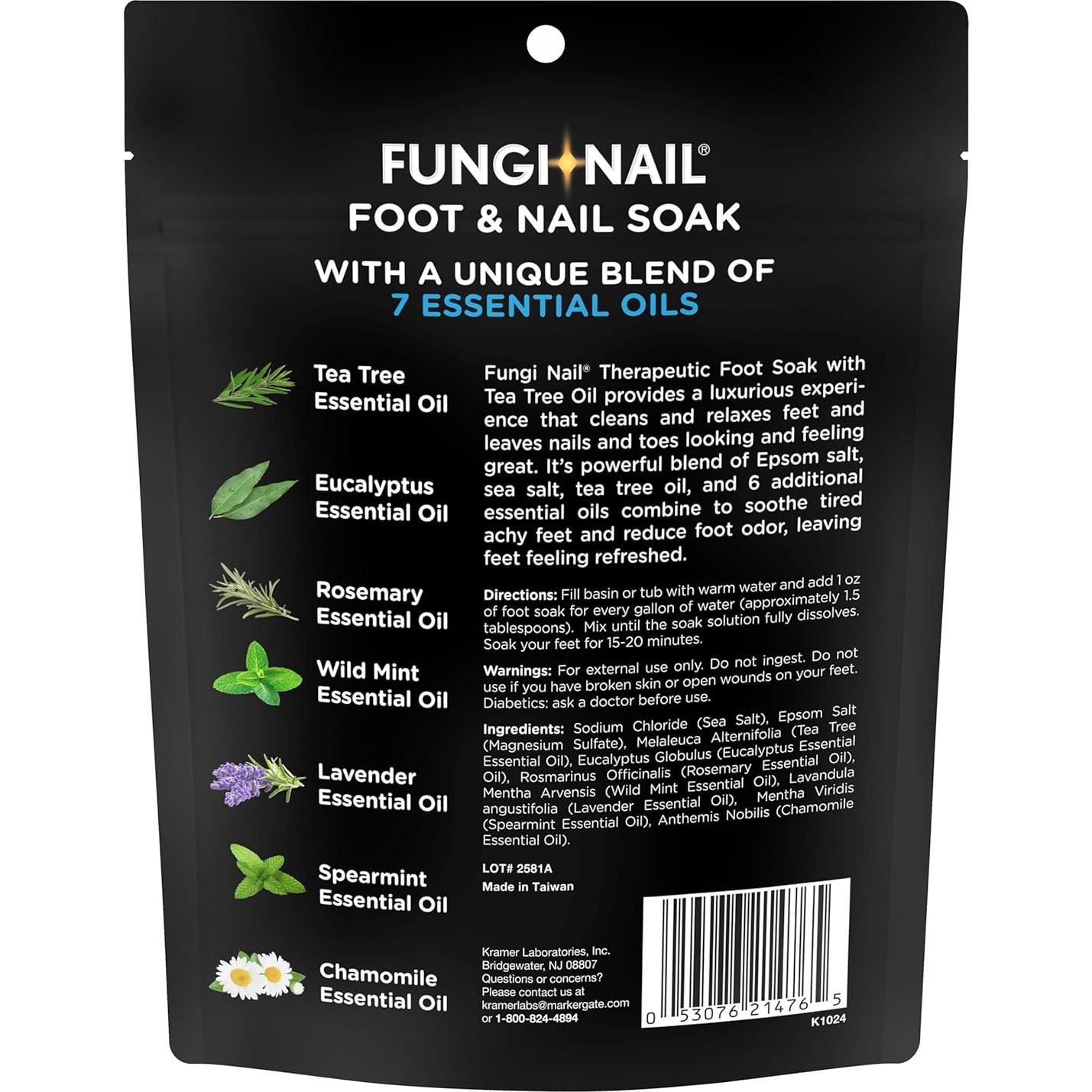 Fungi-Nail Remojo para Pies y Uñas con Aceite de Árbol de Té - 450g