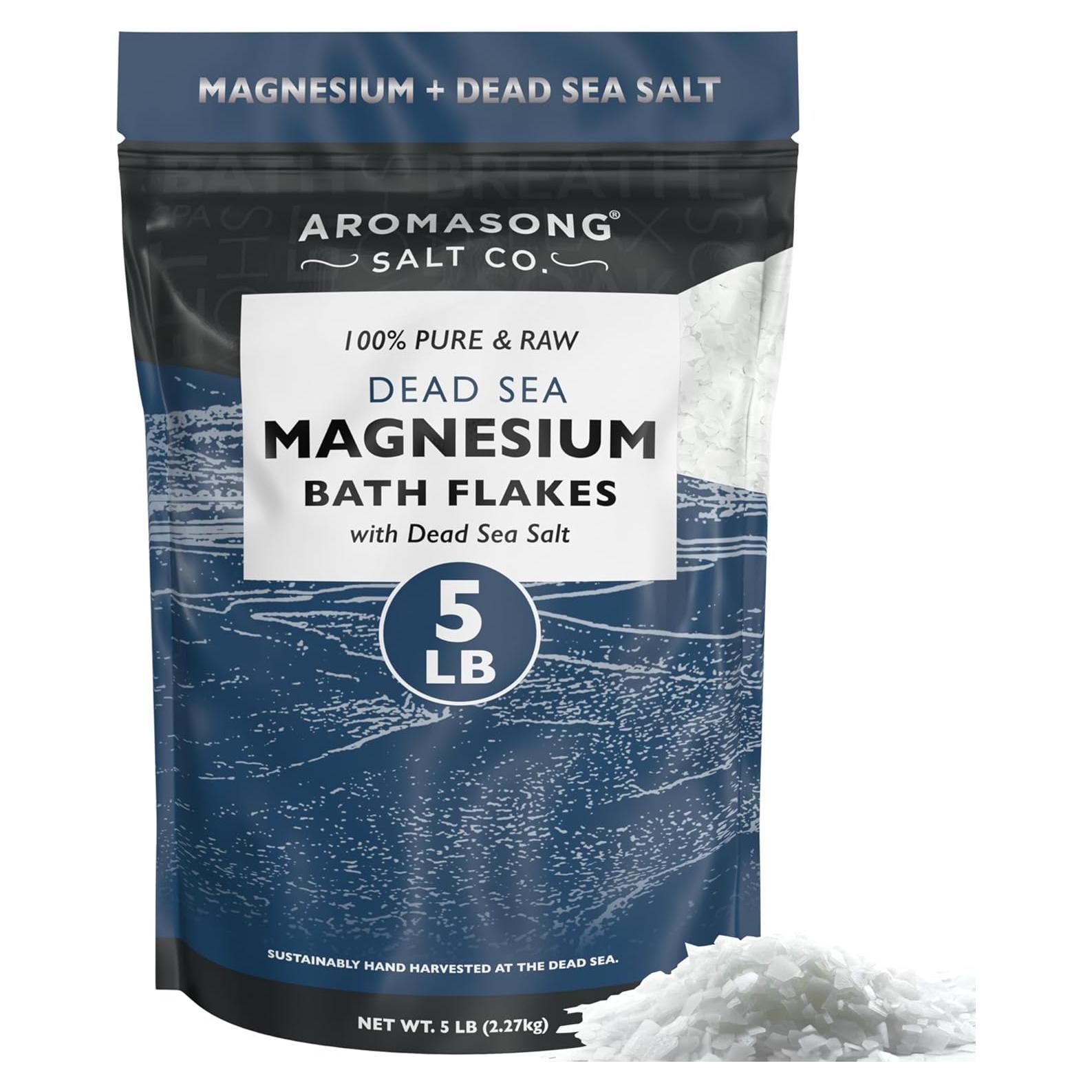 Copos de Magnesio Aromasong + Sal del Mar Muerto 2.27 kg
