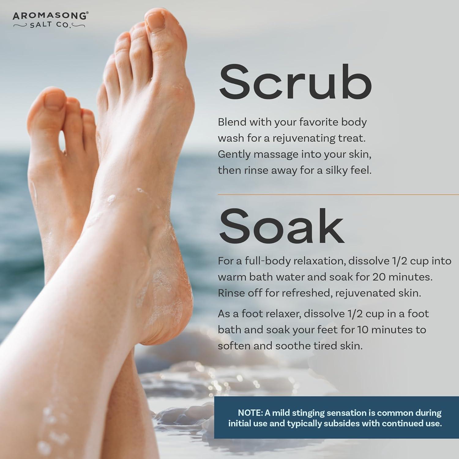 Copos de Magnesio Aromasong + Sal del Mar Muerto 2.27 kg