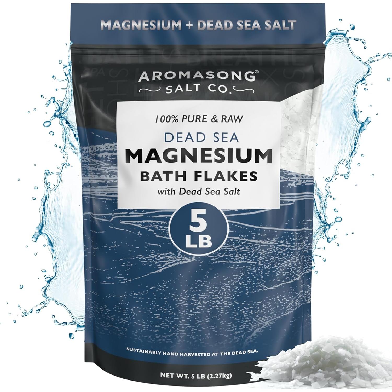 Copos de Magnesio Aromasong + Sal del Mar Muerto 2.27 kg