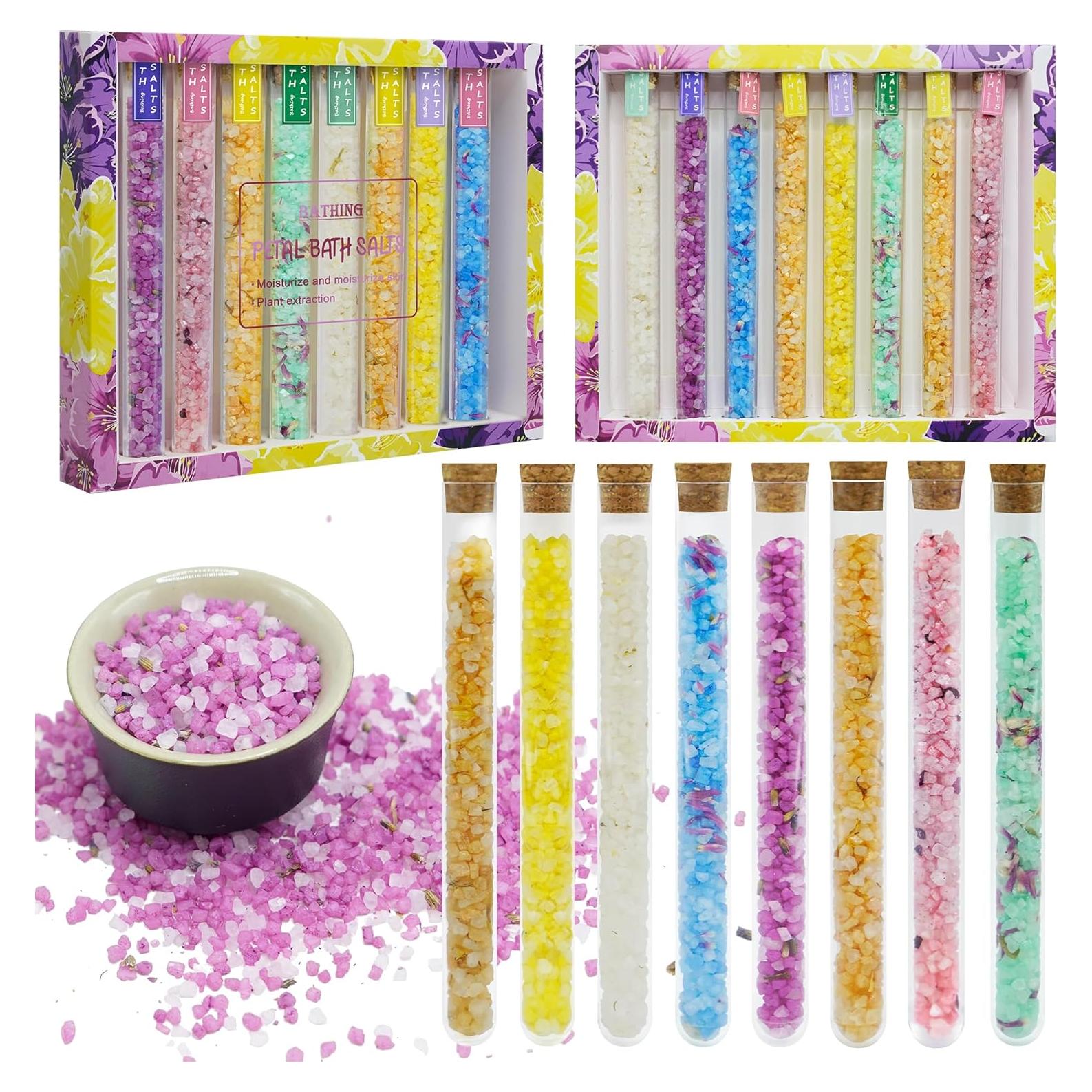 Juego de Sales de Baño Persidra - 8 Tubos Aromaterapia 28g