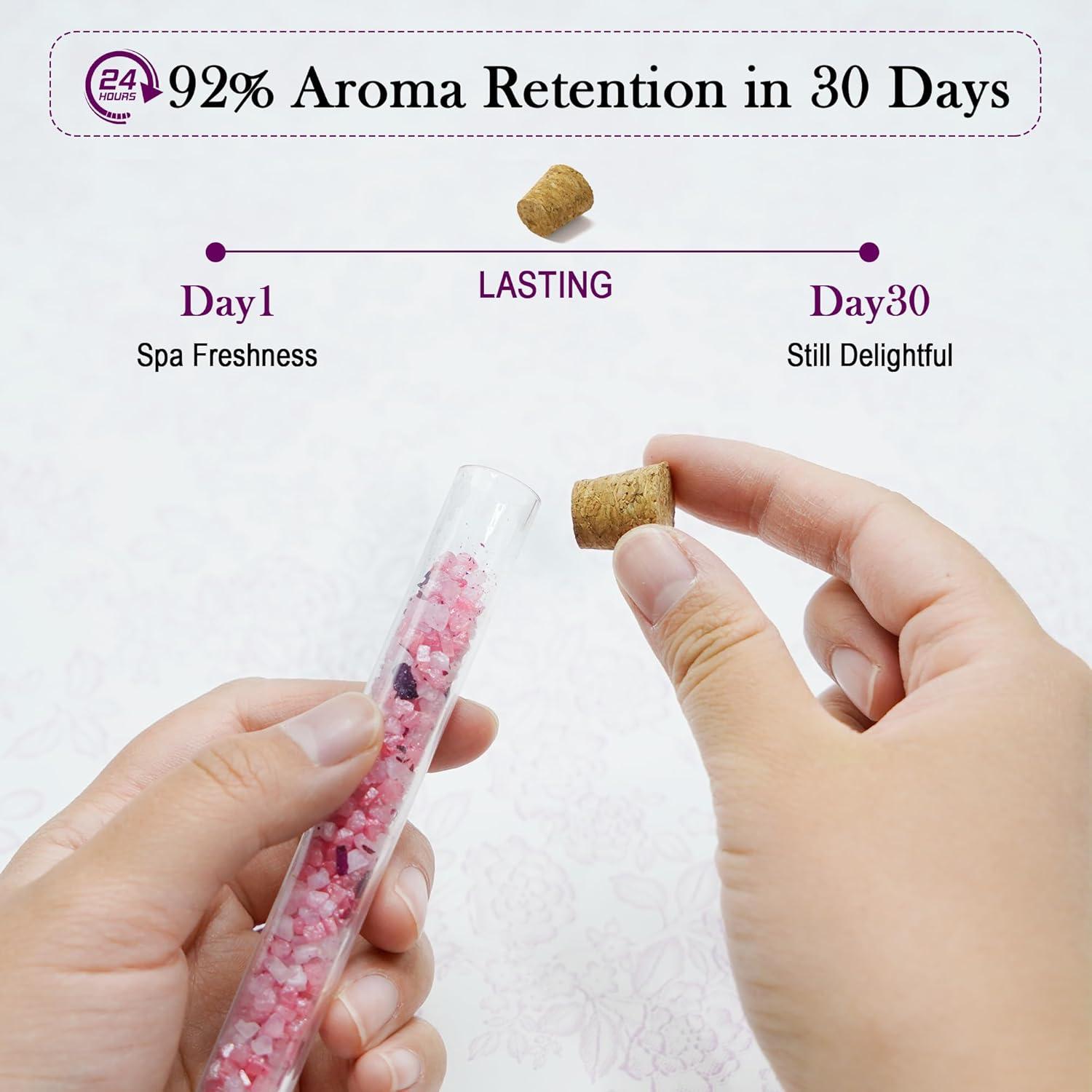 Juego de Sales de Baño Persidra - 8 Tubos Aromaterapia 28g