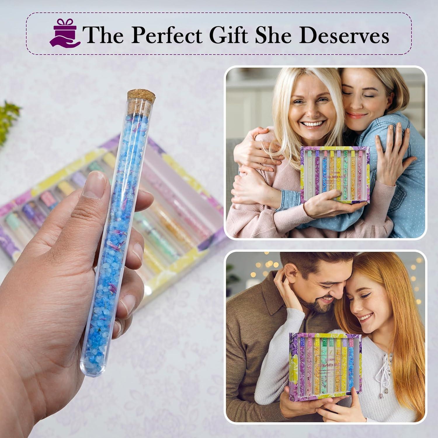 Juego de Sales de Baño Persidra - 8 Tubos Aromaterapia 28g