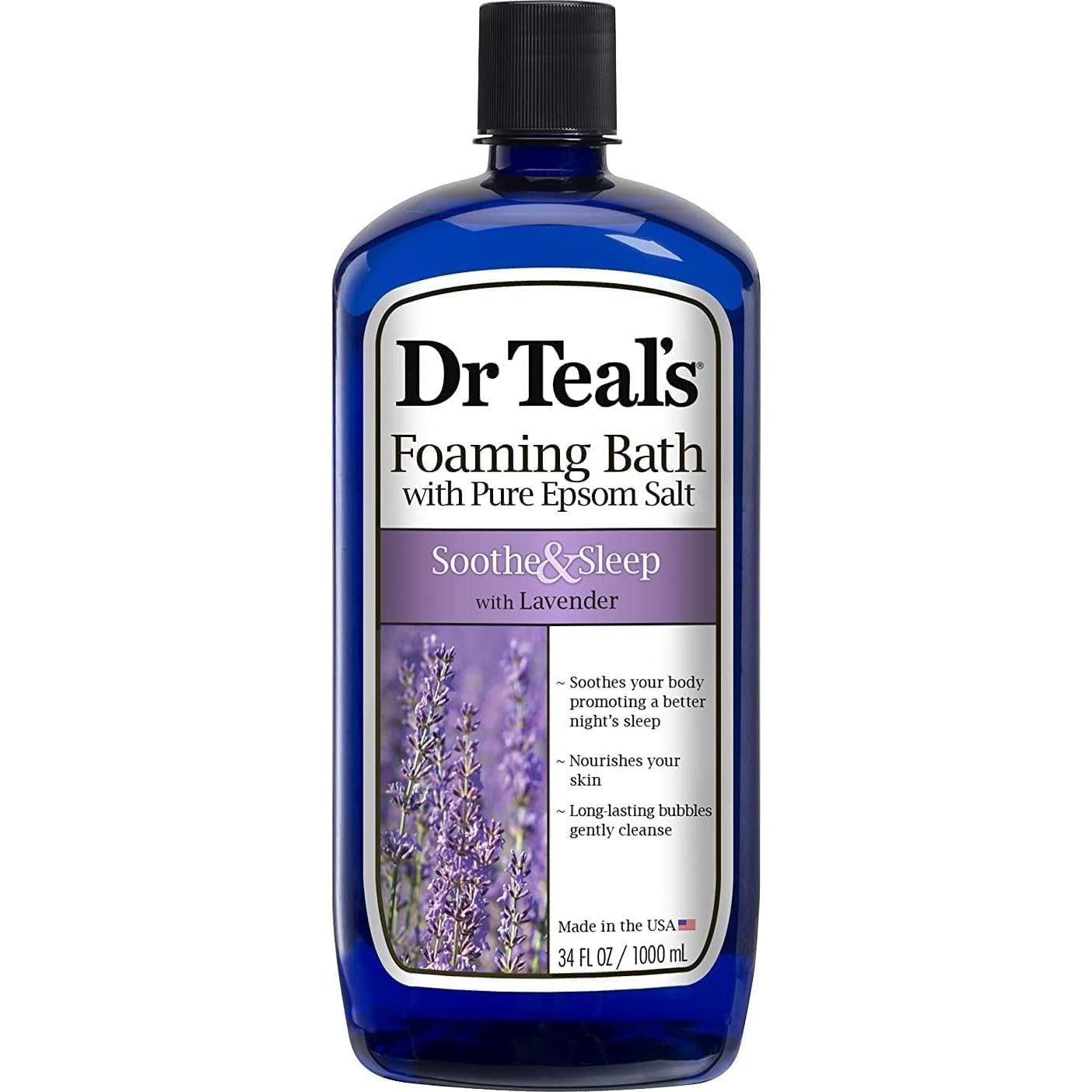 Conjunto de Baño Espumoso Dr. Teal's 2016ml Lavanda y Vitamina C