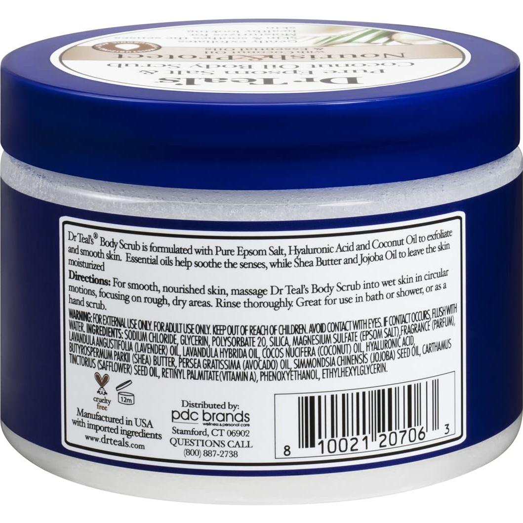 Exfoliante Corporal Dr. Teal's Nutre y Protege 454g
