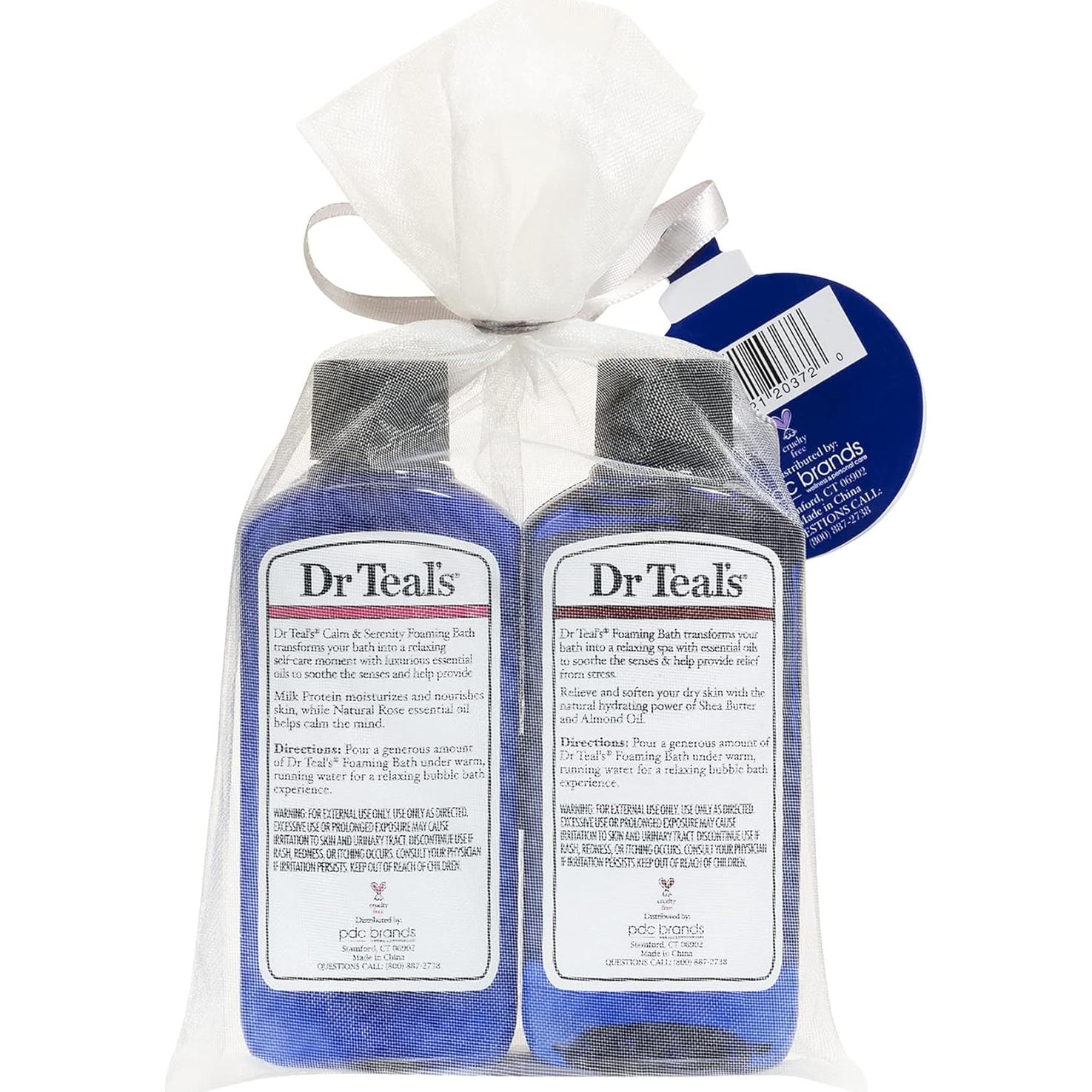 Combo de Baño Espumoso Dr Teal's 177.44 ml - Karité y Rosa