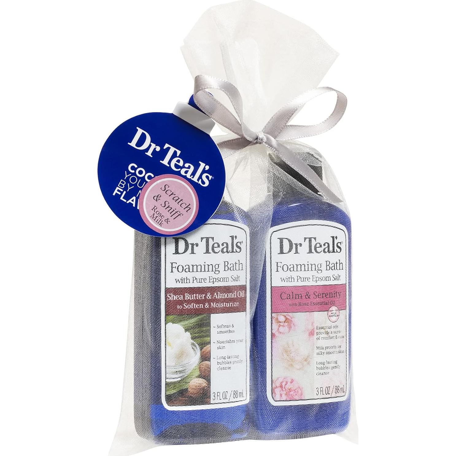 Combo de Baño Espumoso Dr Teal's 177.44 ml - Karité y Rosa