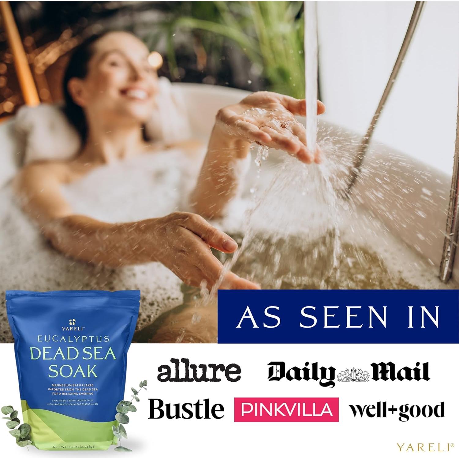 Copos de Magnesio Eucalipto 2.27kg Yareli - Remojo Relajante