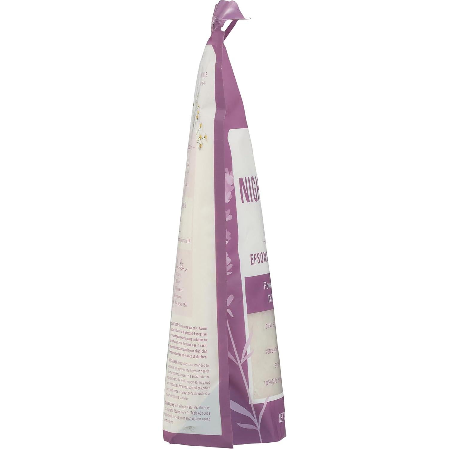 Baño Espumoso de Epsom Nocturno Village Naturals 3x36 Oz