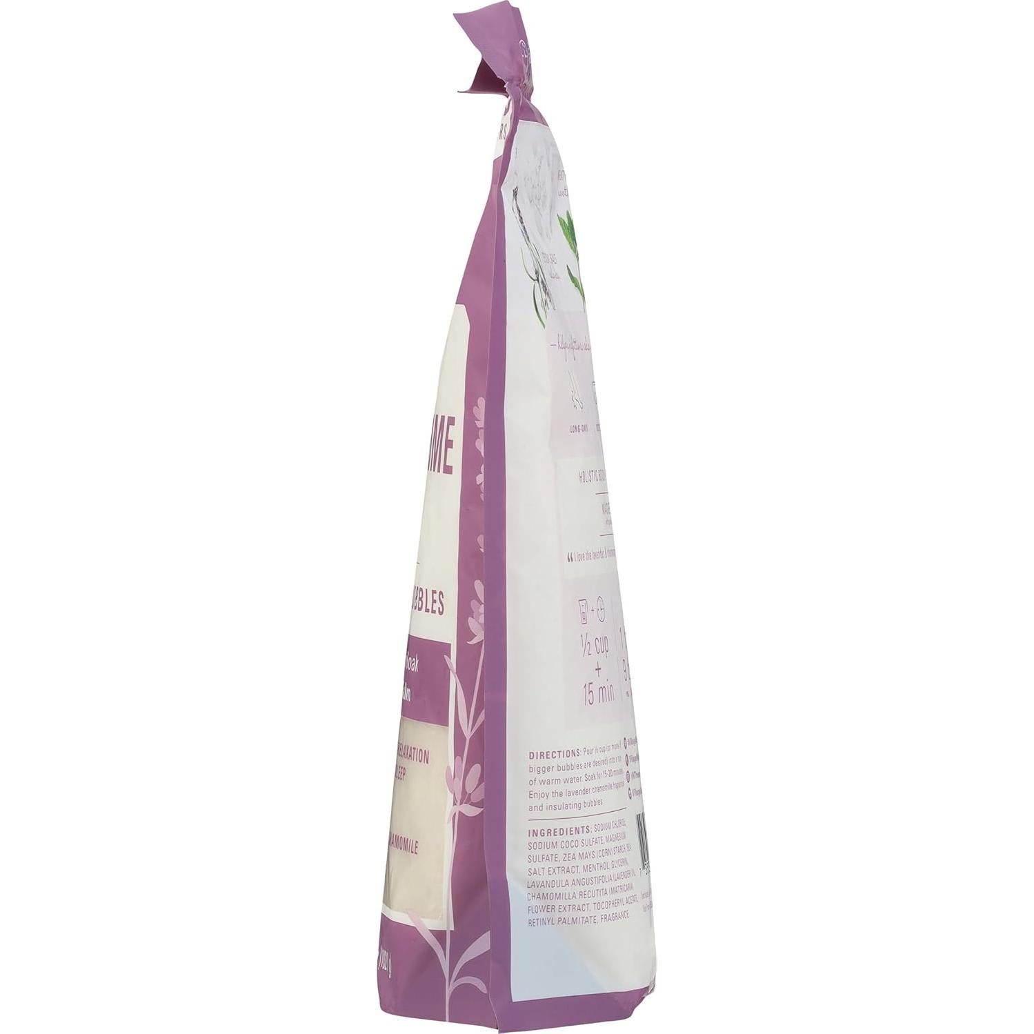 Baño Espumoso de Epsom Nocturno Village Naturals 3x36 Oz