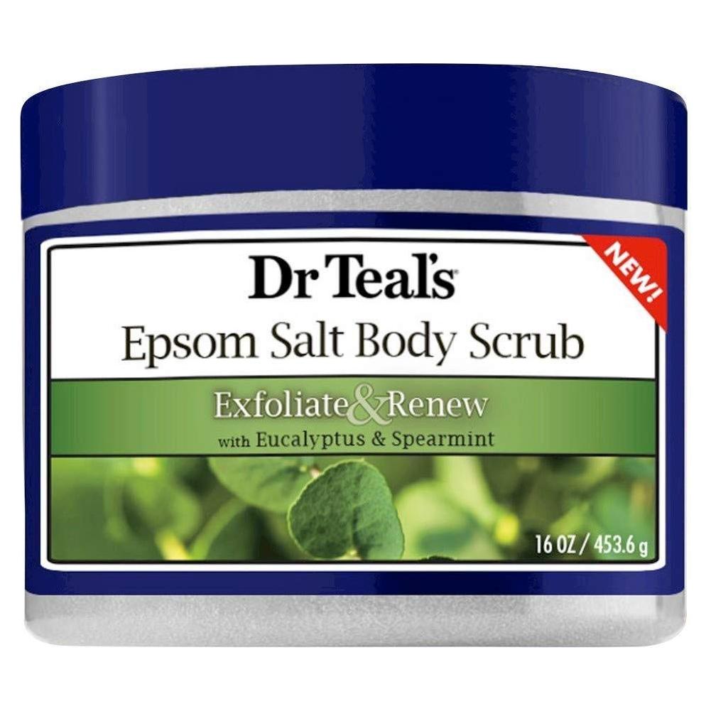 Exfoliante Corporal Epsom Dr Teal Eucalipto y Menta 453.6 g