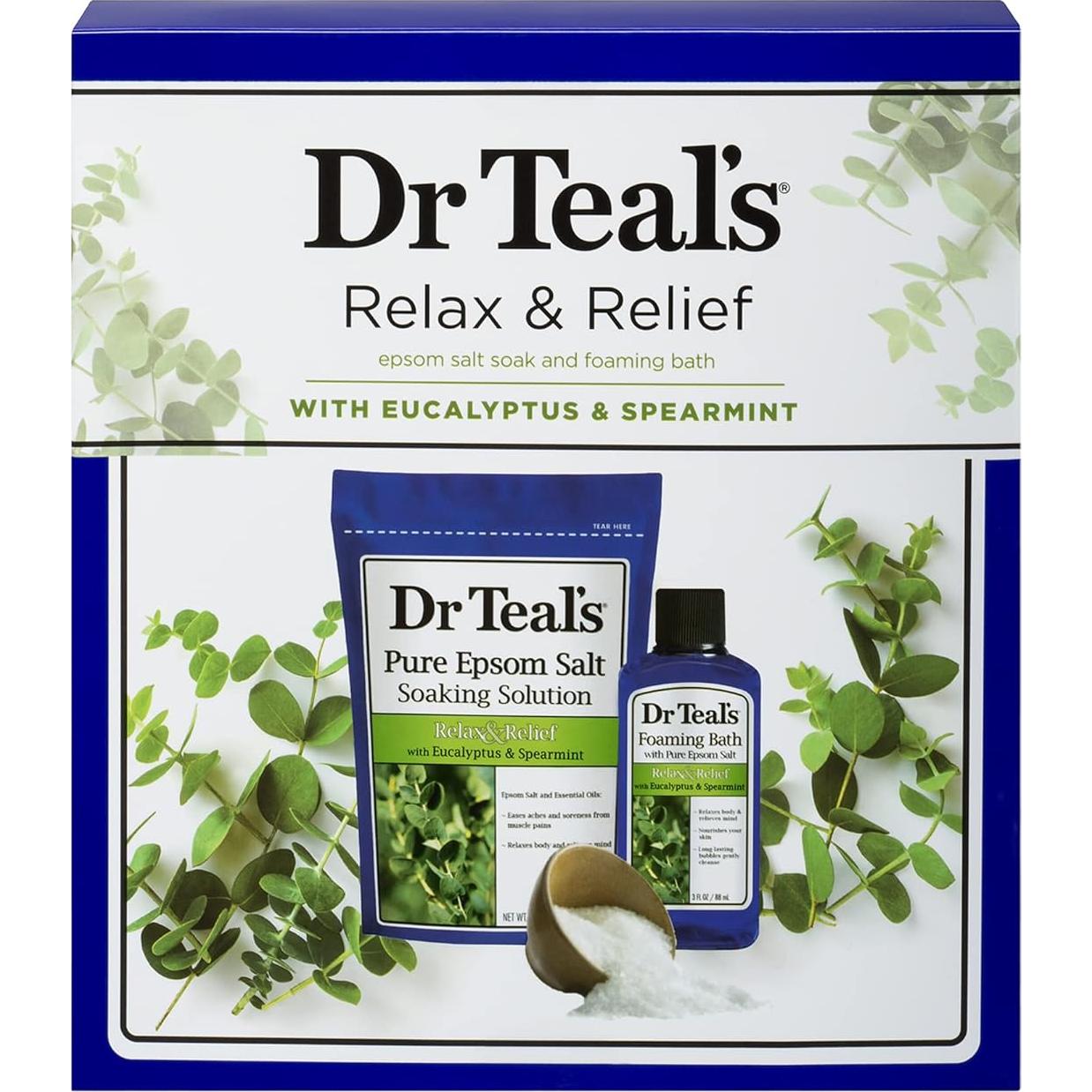 Juego de regalo Dr Teal: Sales de Epsom 396g y Aceite 89ml