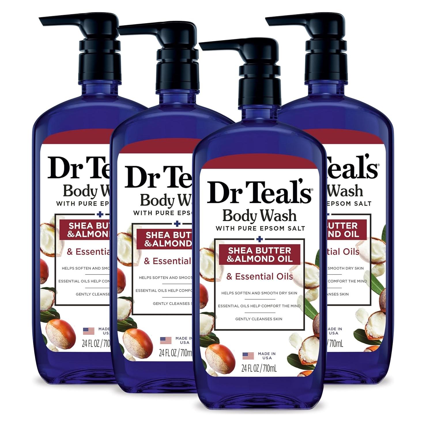 Gel de Baño Dr Teal's 710 ml con Sal de Epsom y Manteca de Karité
