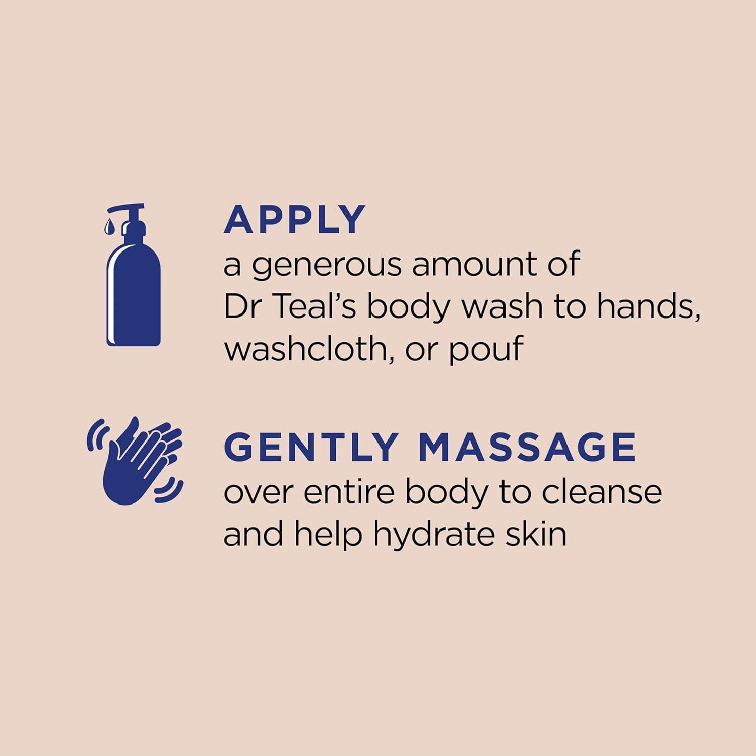 Gel de Baño Dr Teal's 710 ml con Sal de Epsom y Manteca de Karité