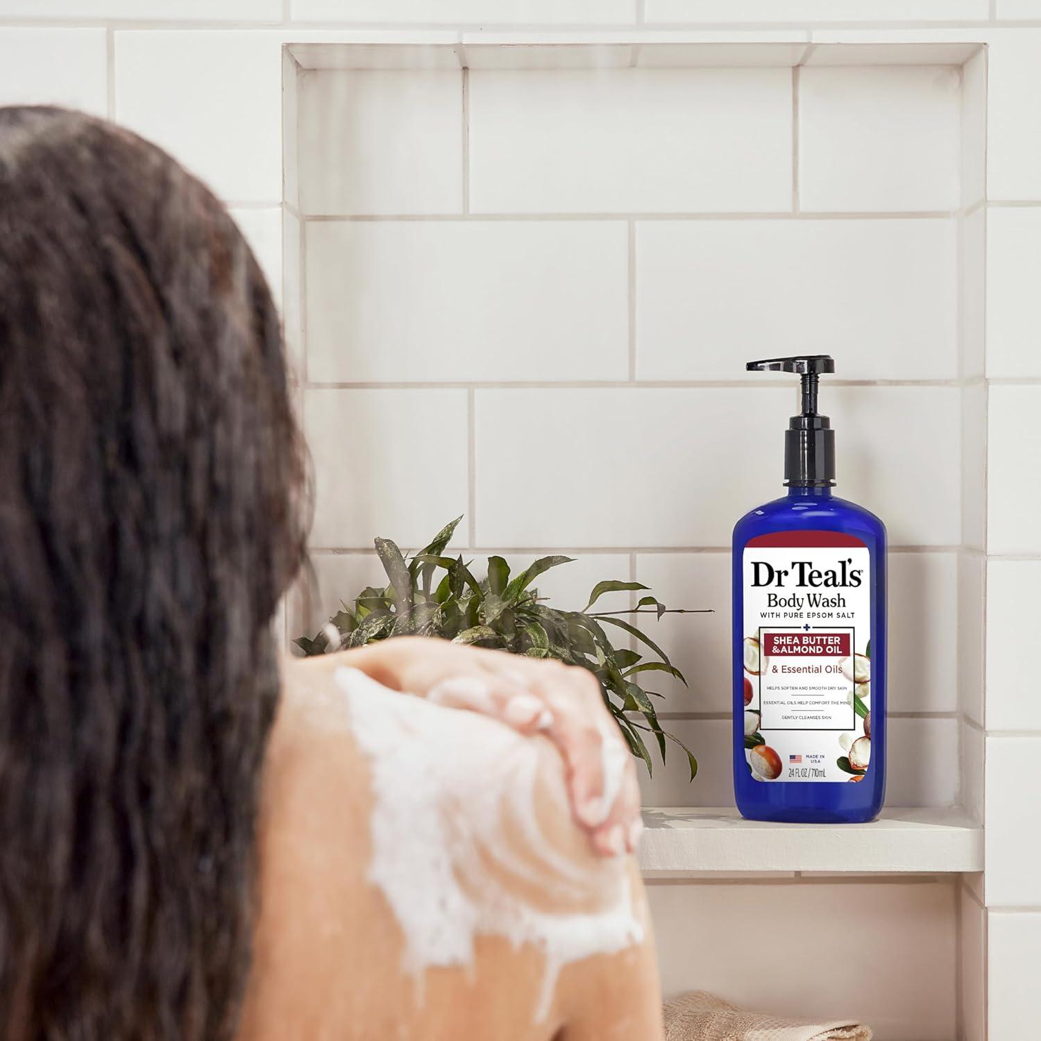 Gel de Baño Dr Teal's 710 ml con Sal de Epsom y Manteca de Karité