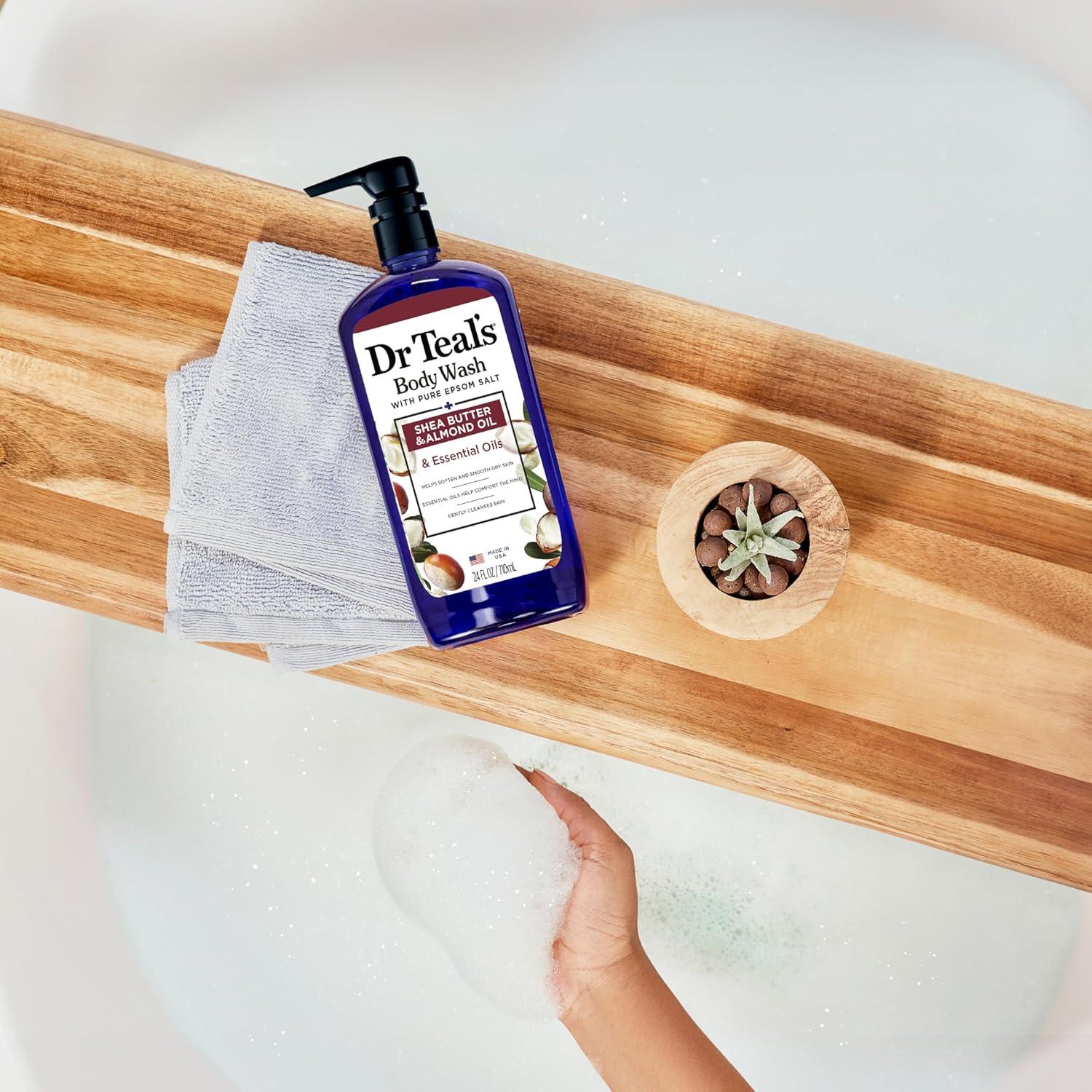 Gel de Baño Dr Teal's 710 ml con Sal de Epsom y Manteca de Karité