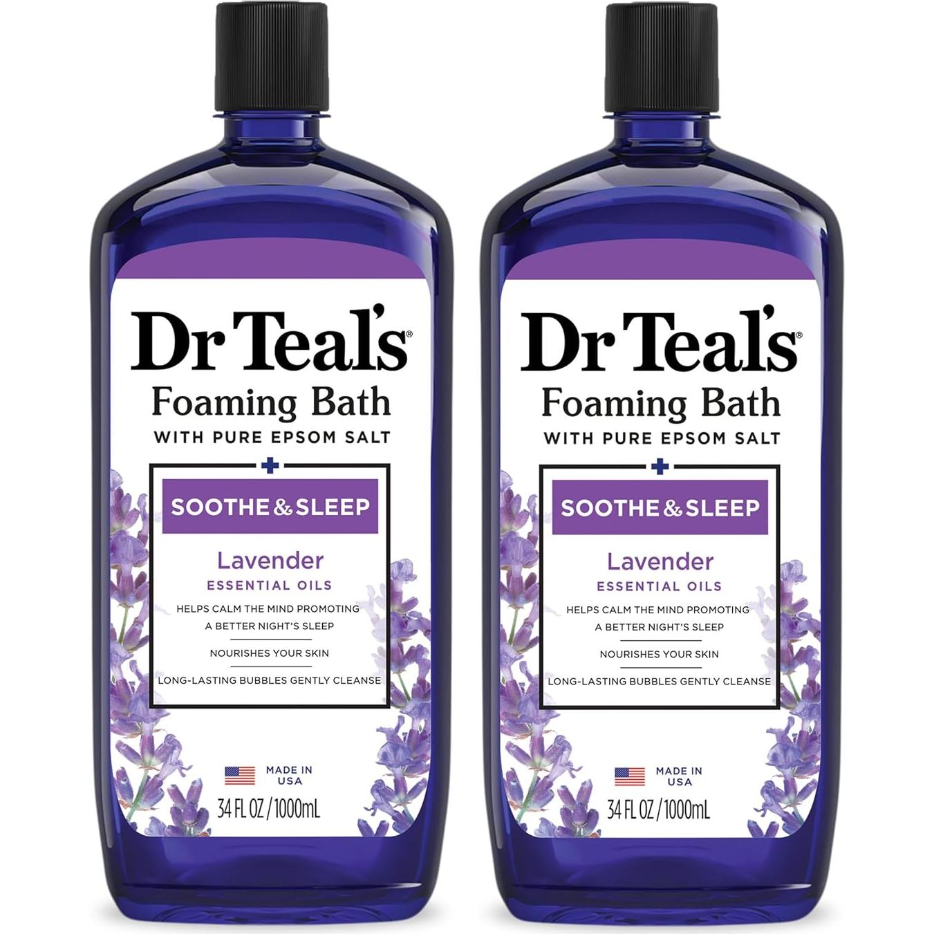 Baño Espumoso Dr Teal's 1008 ml x2 - Eucalipto y Lavanda