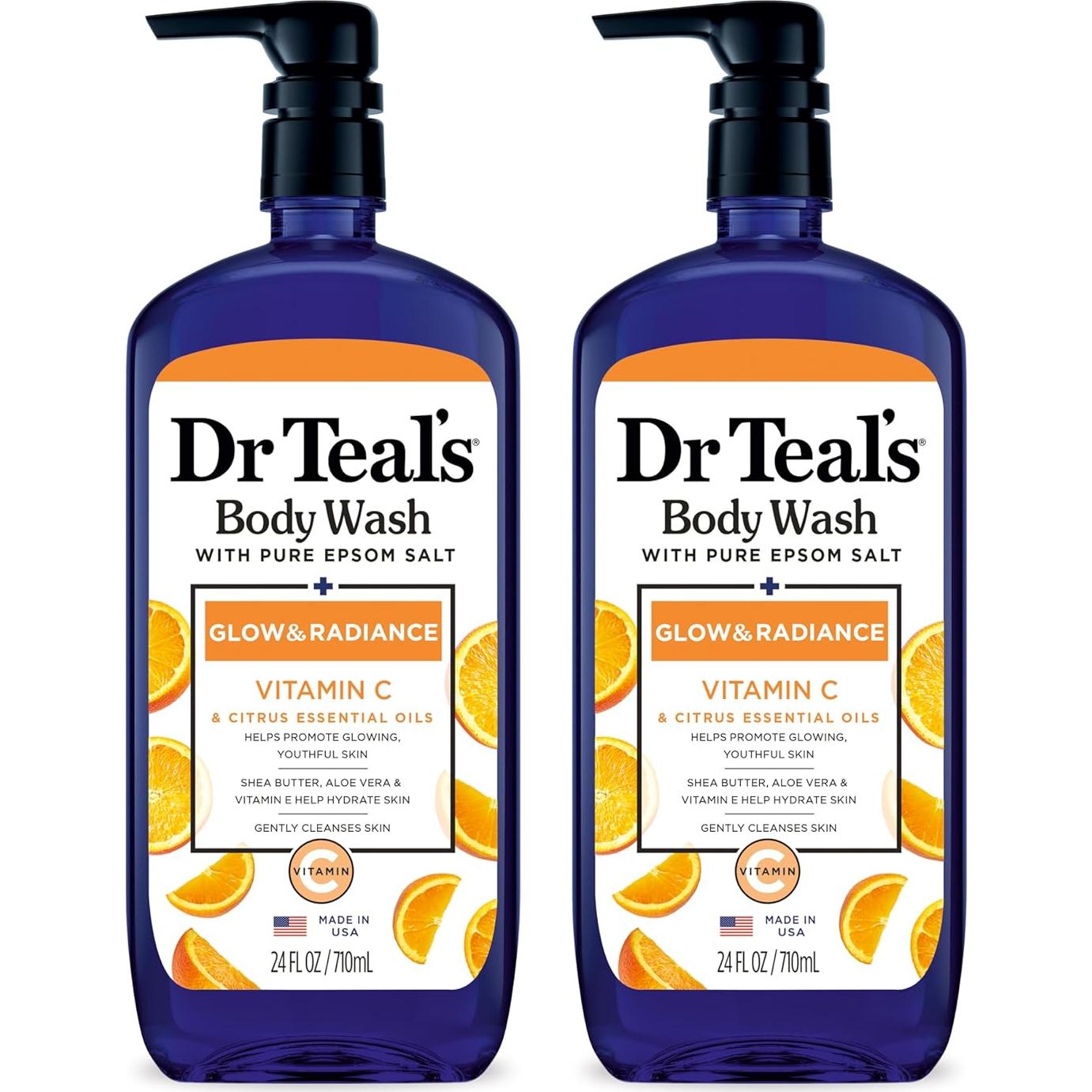 Gel de Ducha Dr Teal's 680ml y Remojo Sal Epsom Lavanda 1.36kg