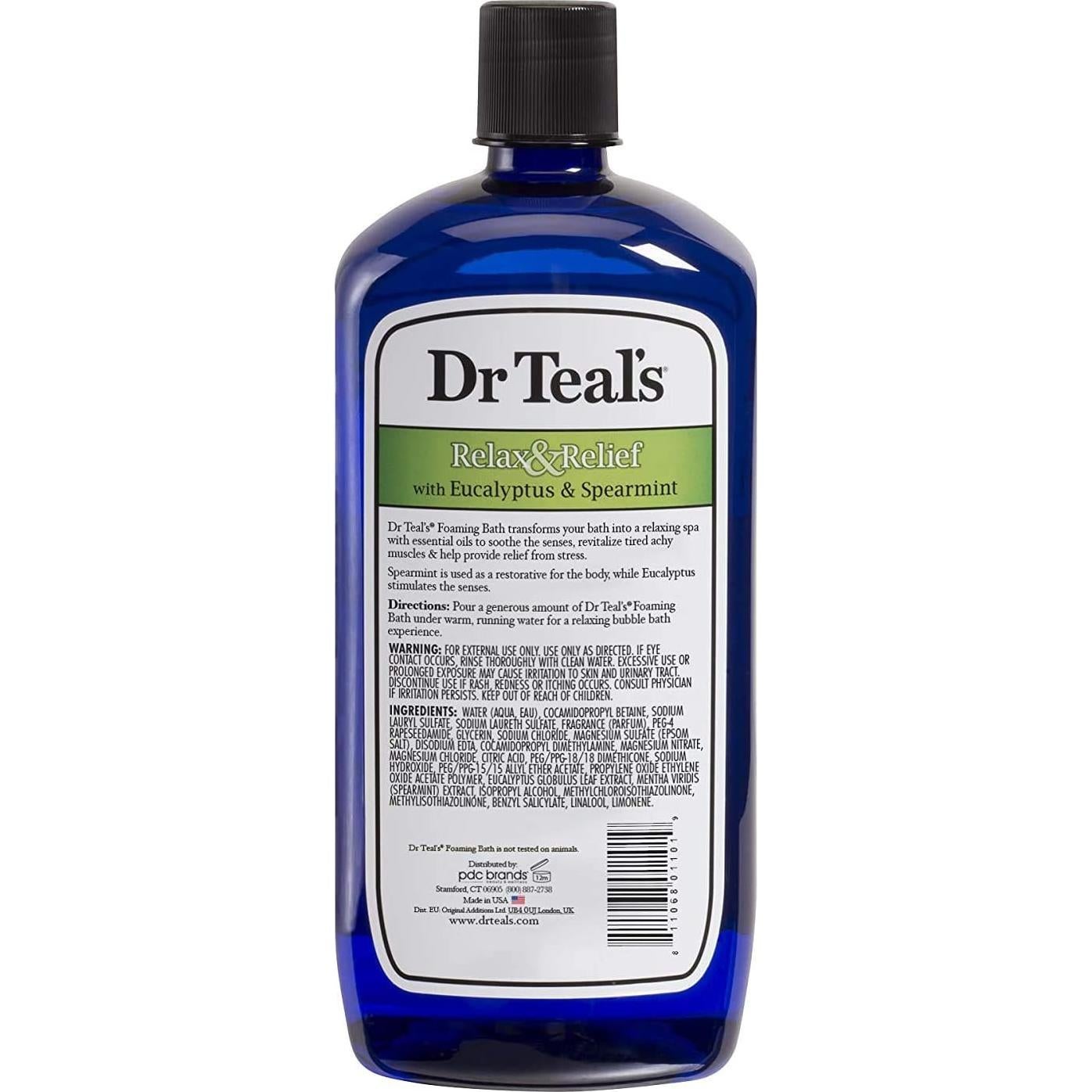 Set de Baño Espumoso Dr Teal's 2016ml - Lavanda y Eucalipto