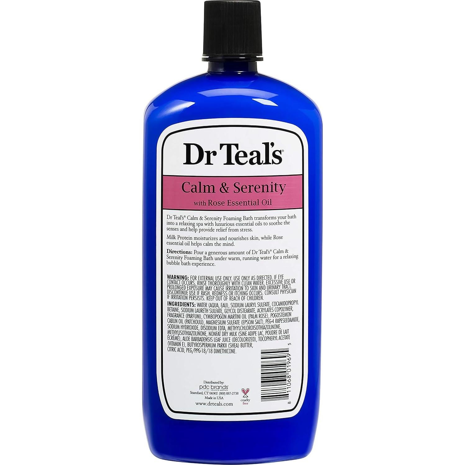 Paquete Dr Teal's Calma y Serenidad 1.36 KG Sal Epsom y 1 L Baño Espumoso