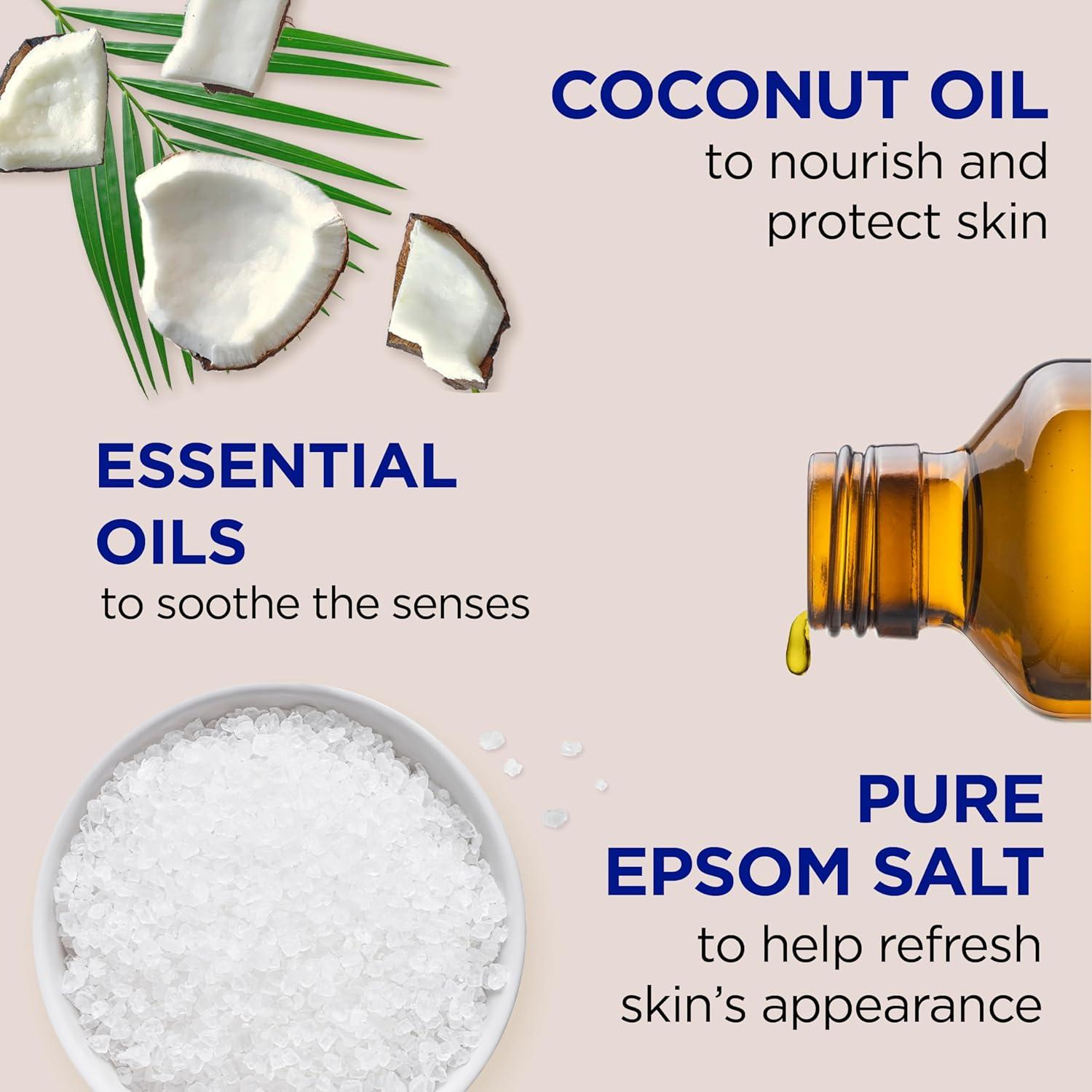 Baño Espumoso Dr Teal con Sal de Epsom y Aceite de Coco 1008 ml