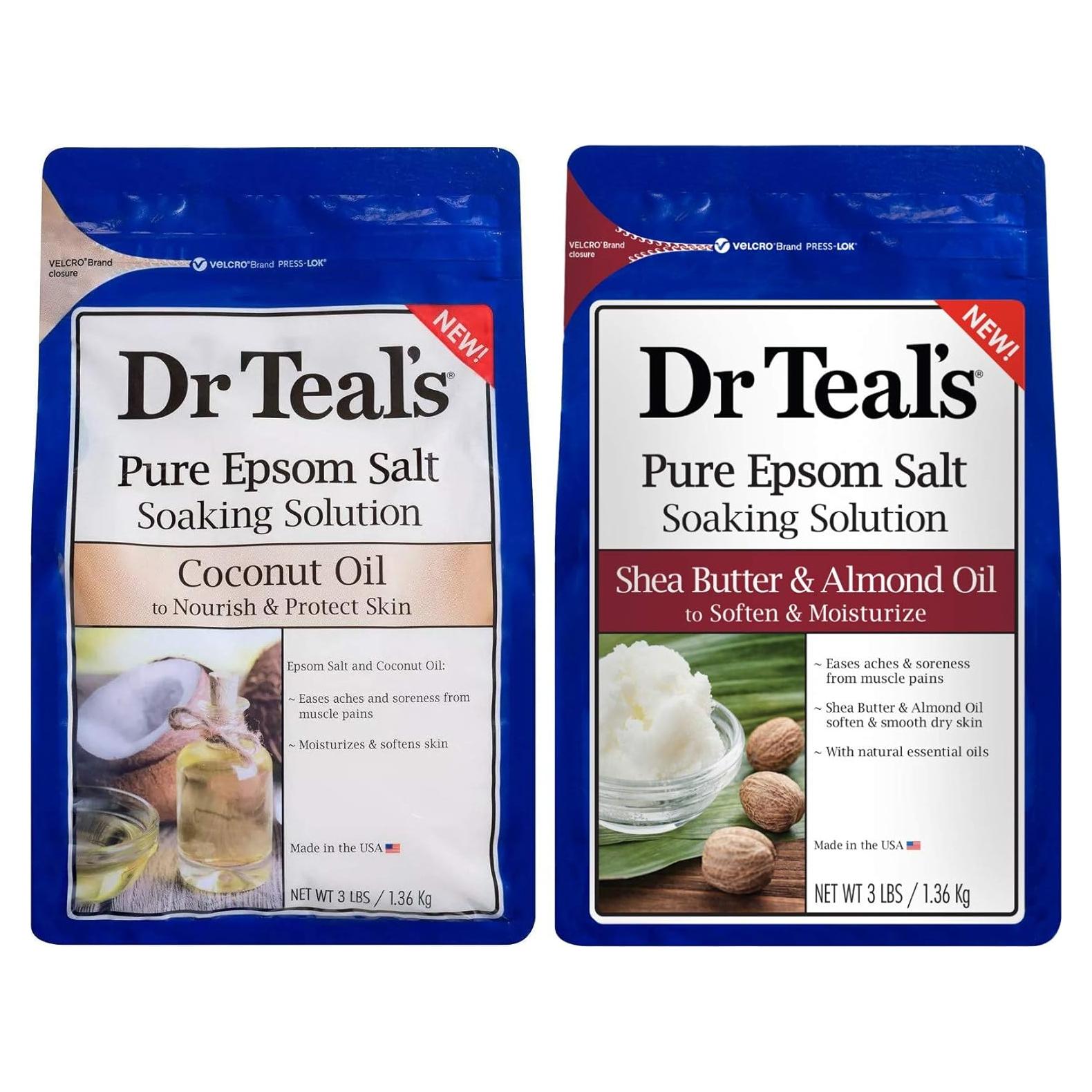 Sales de Epsom Dr Teal 2.72 kg con Aceite de Coco y Almendra