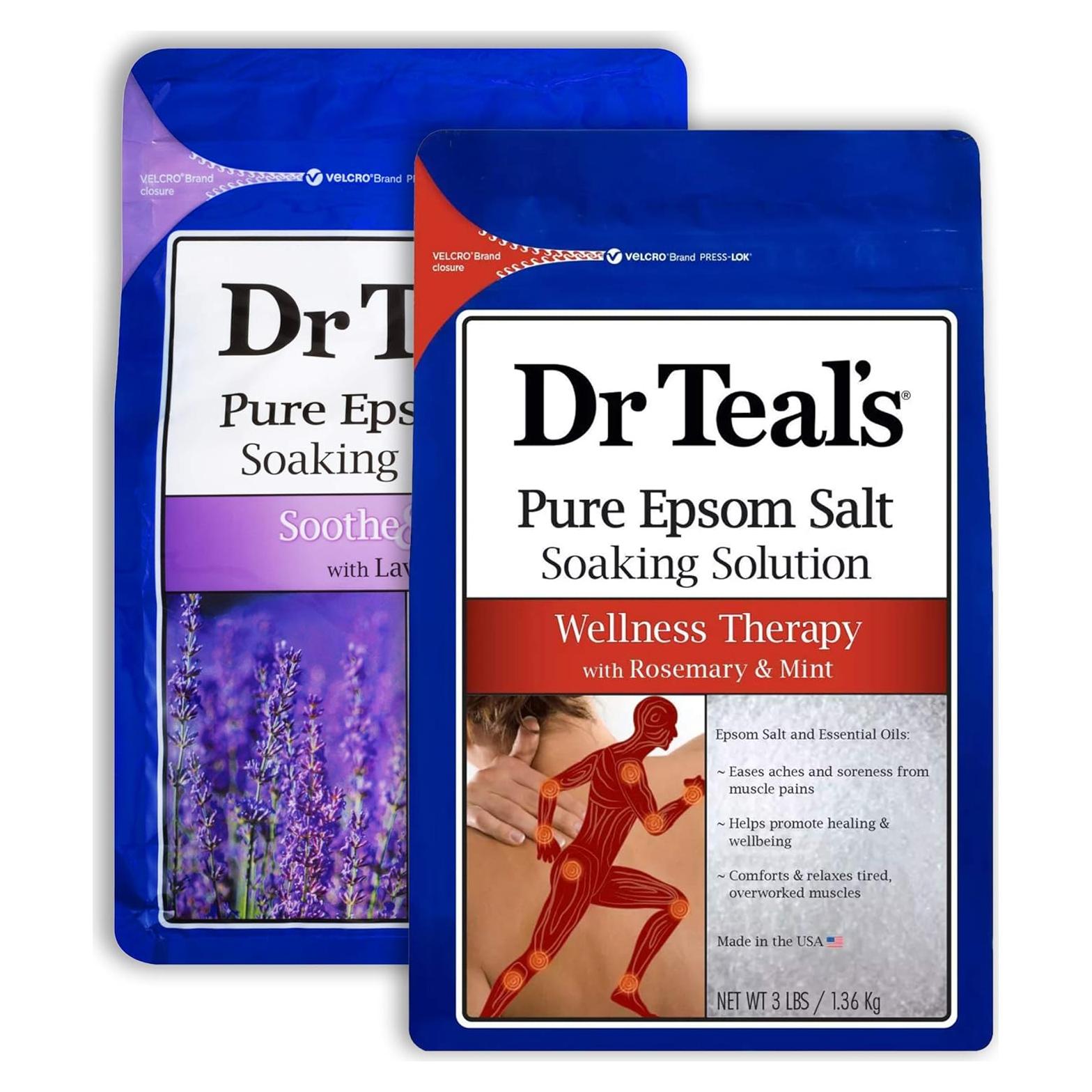 Sales de Epsom Dr Teal's 2.72 kg Lavanda y Bienestar