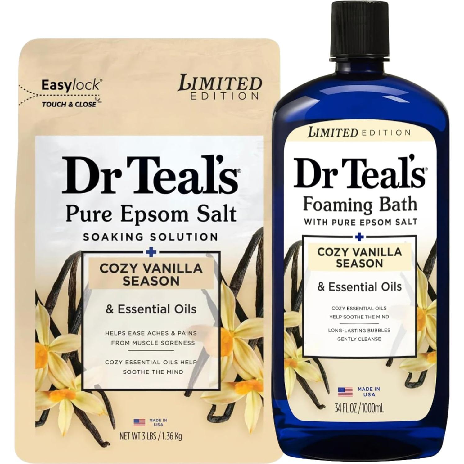 Duo Pack Baño Espumoso y Sal de Epsom Dr Teal 1.36 kg