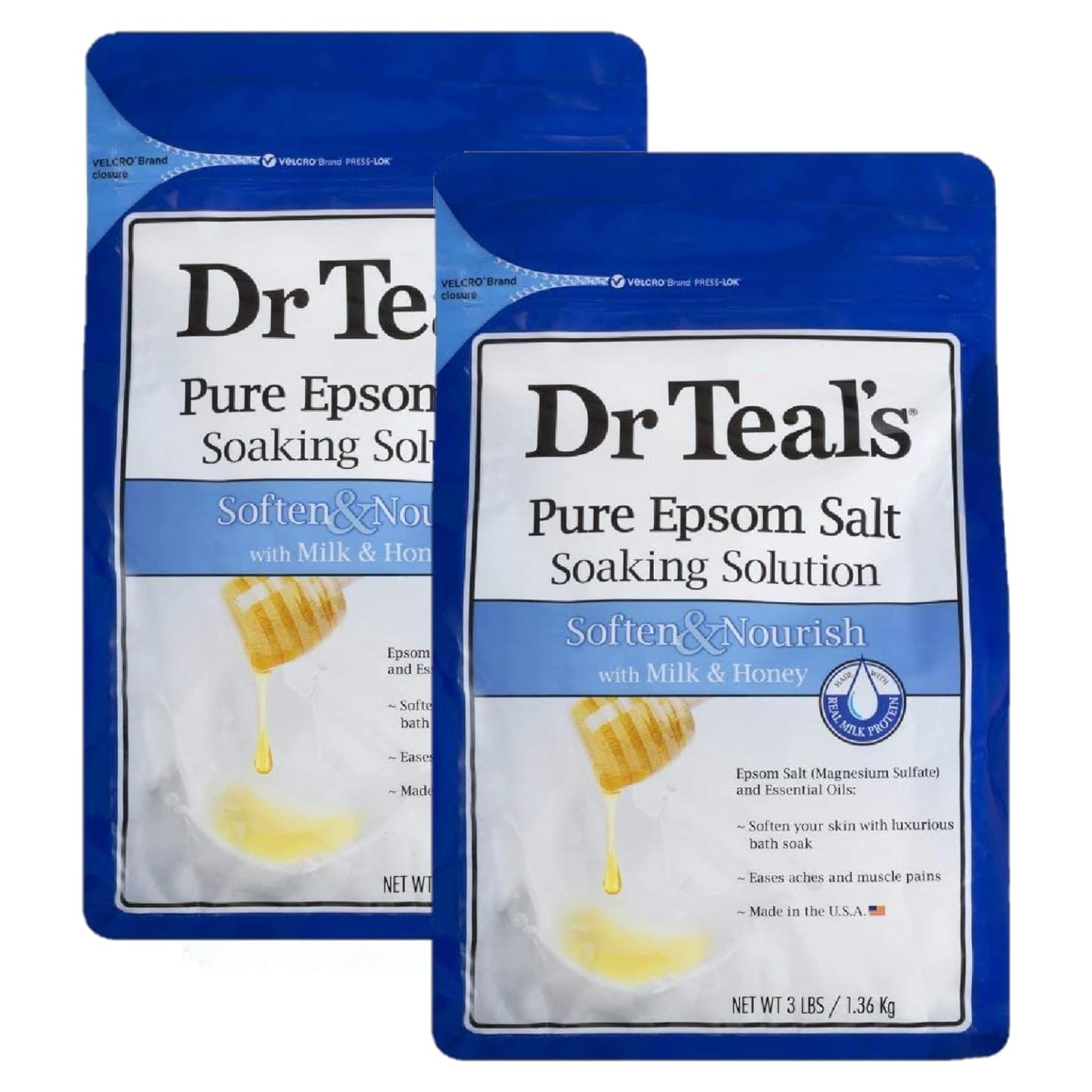 Conjunto de Remojo Dr. Teals Suavizar y Nutrir 2x1.36kg