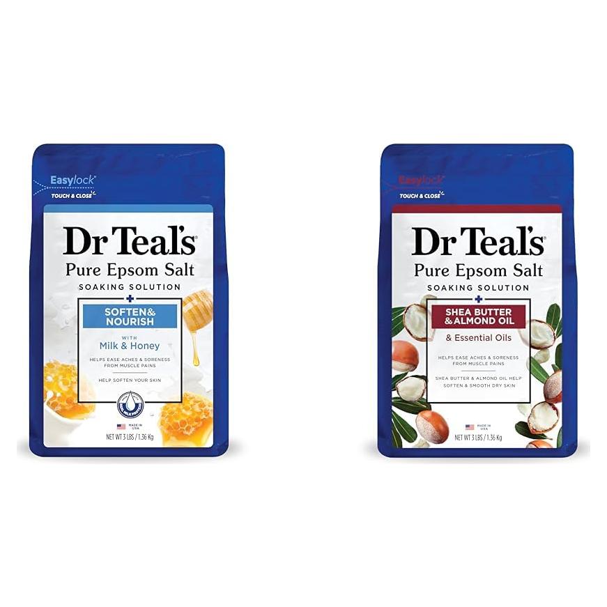 Paquete de Remojo de Sal de Epsom Dr Teal 2x1.36 kg