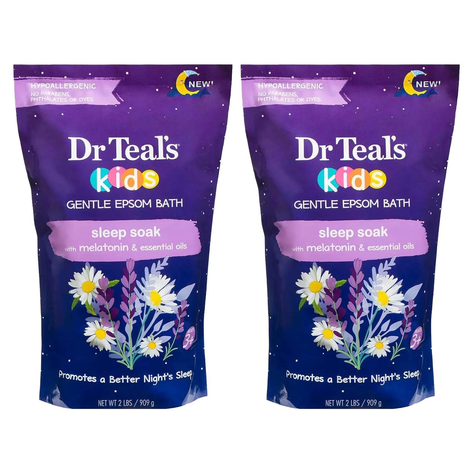 Baño Suave de Epsom Dr Teal para Niños con Melatonina 1.81 kg