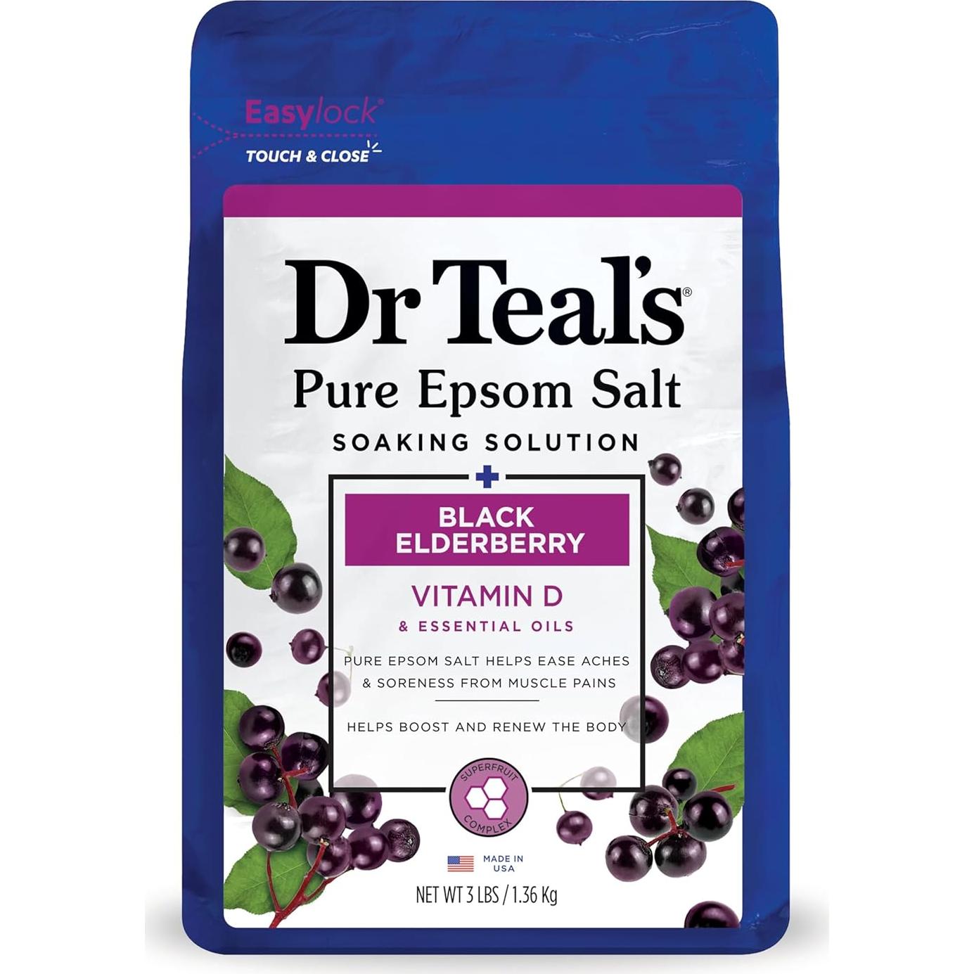 Baño de Sal de Epsom Dr Teal's 2-Pack Eucalipto y Menta 1.36 kg