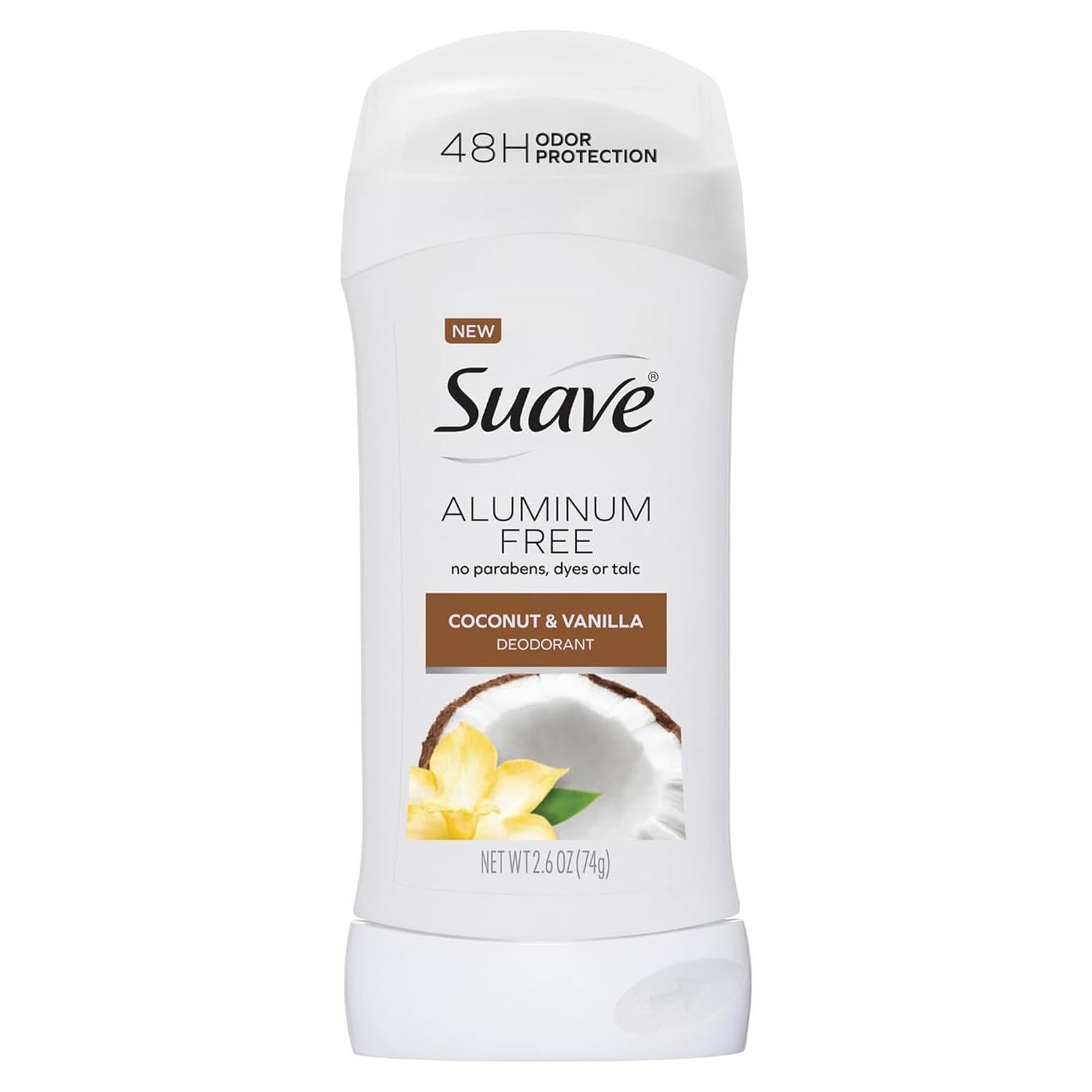 Desodorante Suave Coco y Vainilla Sin Aluminio 120 g