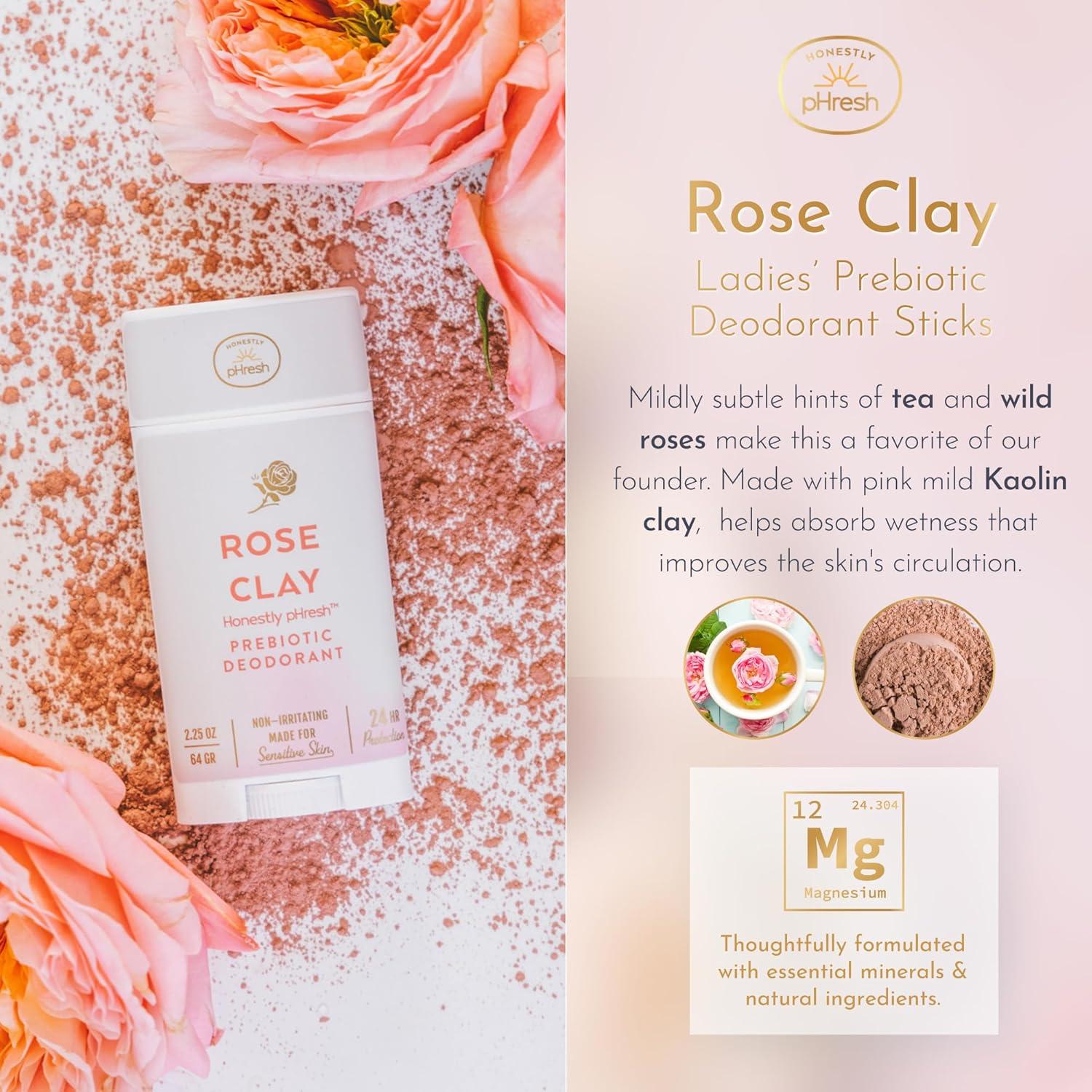 Desodorante Natural Honestly pHresh Rosa 70.87 g - Vegano y Sin Aluminio