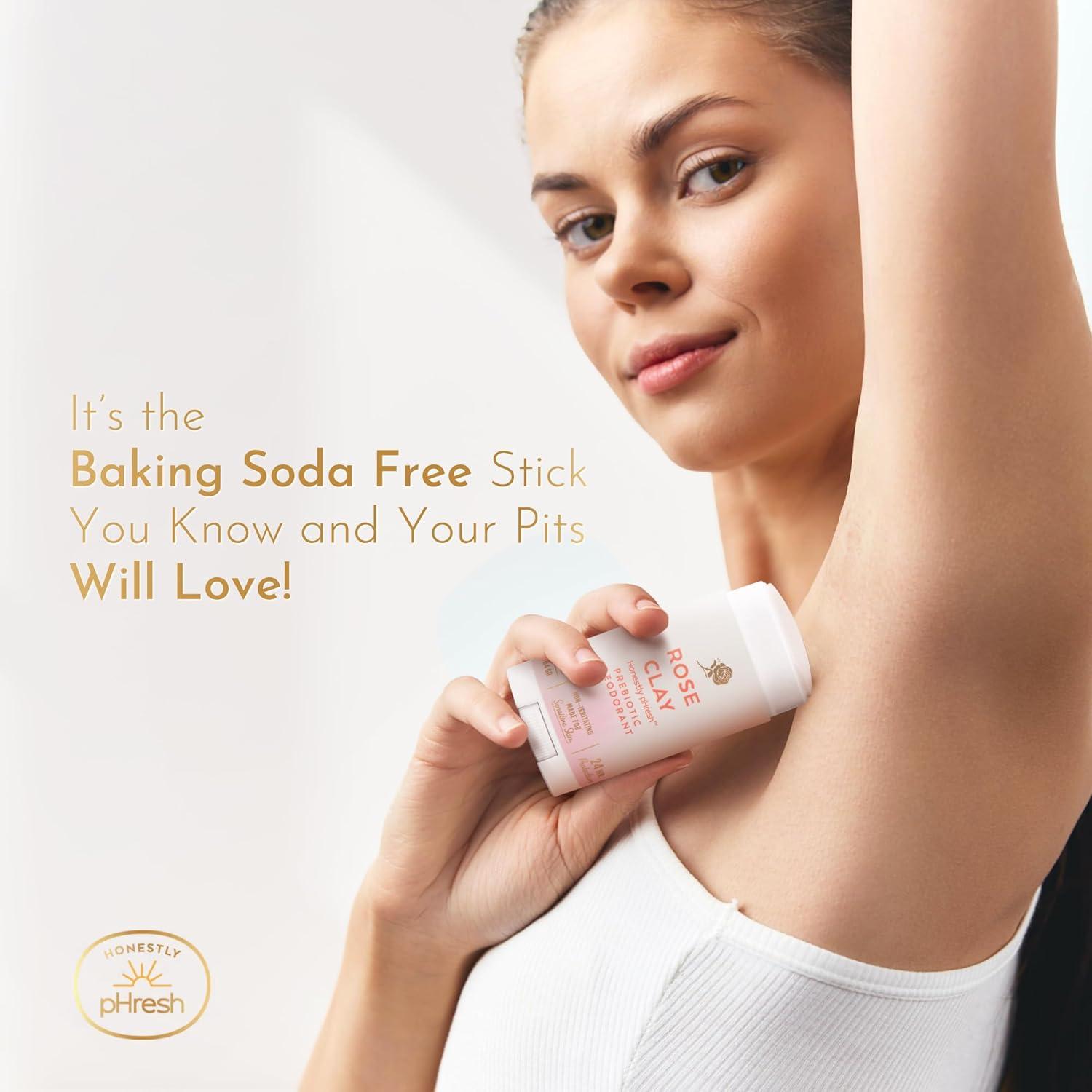 Desodorante Natural Honestly pHresh Rosa 70.87 g - Vegano y Sin Aluminio