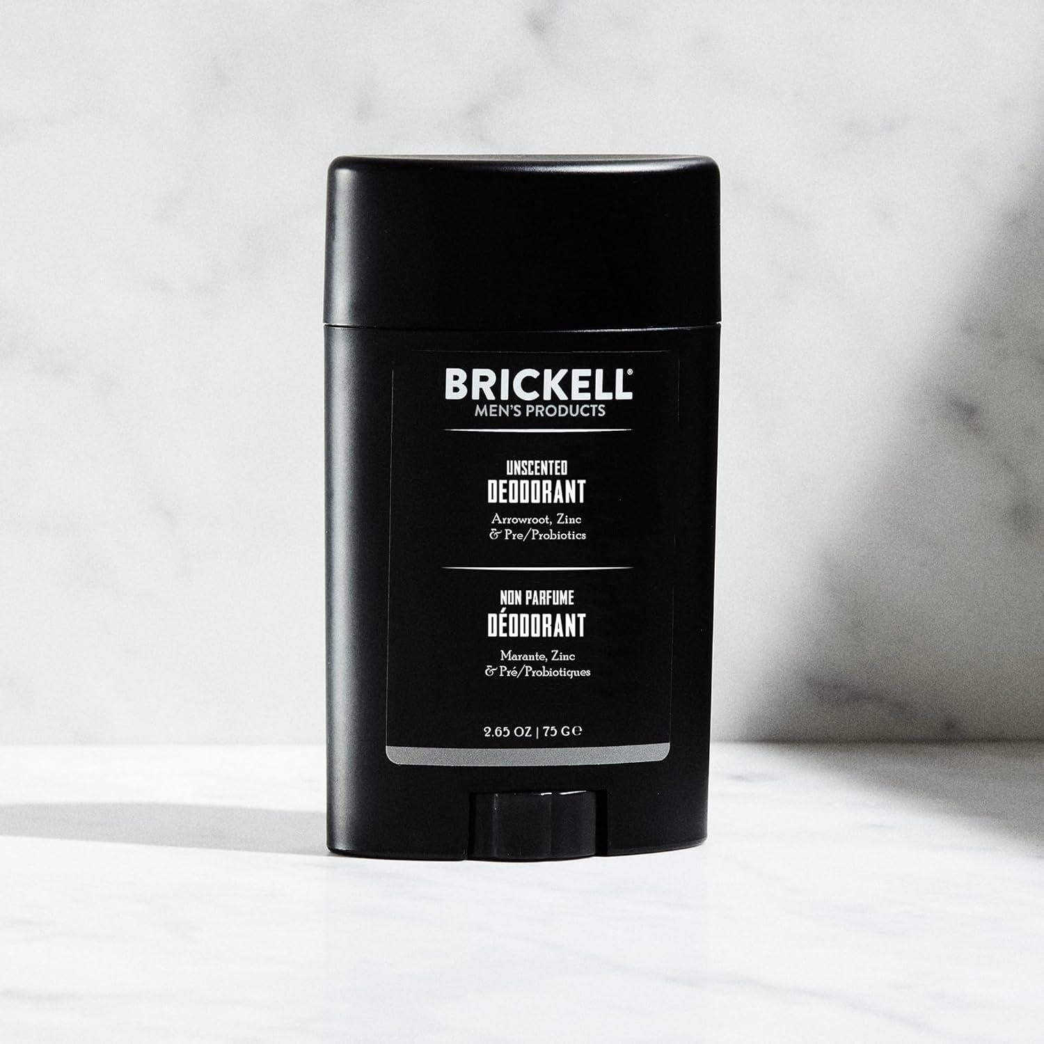 Desodorante Natural Brickell para Hombres 75g Sin Fragancia