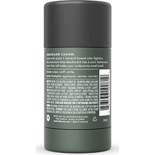 Desodorante Sin Aluminio Method Men Cedro y Ciprés 75g Pack 2