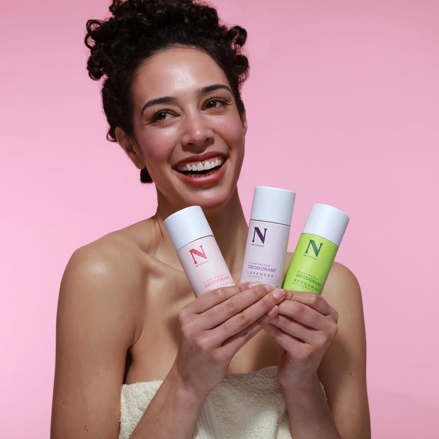 Desodorante Natural Dr. Stick 85 g - Libre de Aluminio y Bicarbonato - Piel Sensible - Flor Silvestre